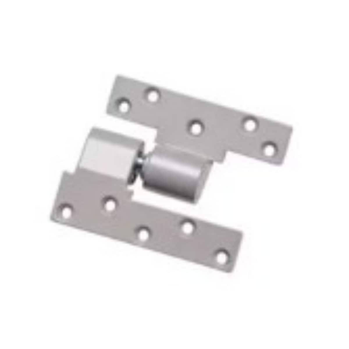 Global Door Controls TH1190-RH-AL Right Hand Intermediate Pivot Set 3-in H Aluminum Mortise Interior/Exterior Door Hinge