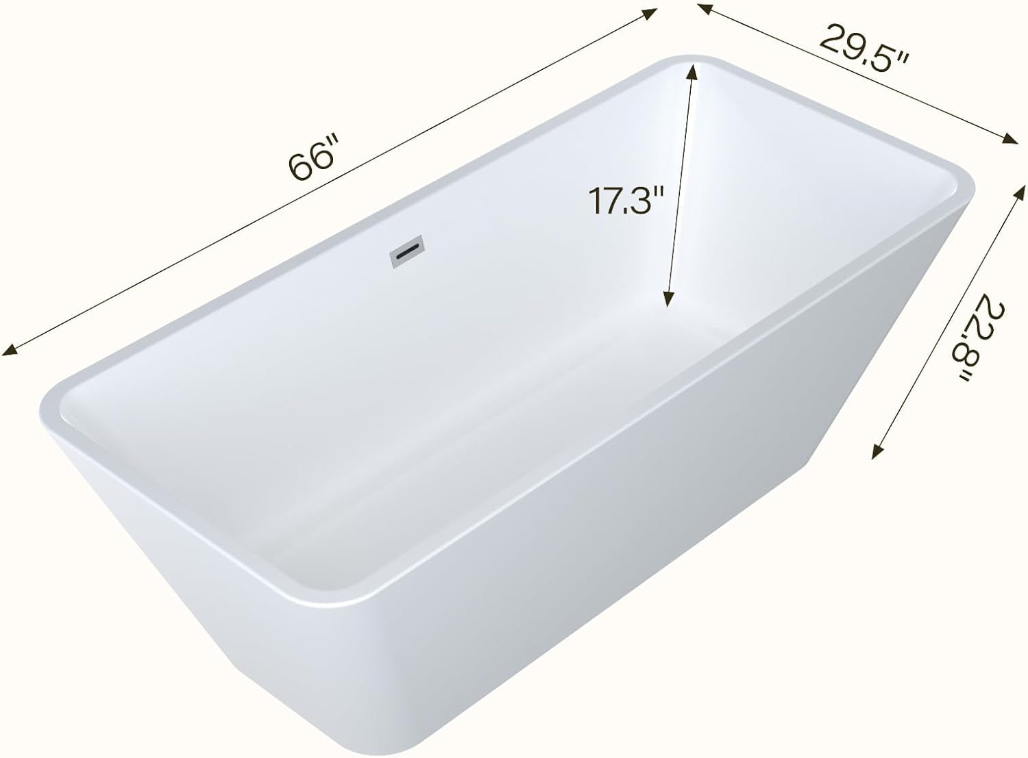 Qeetex DHZ-PHO-158W946Q bathtubs - View #6