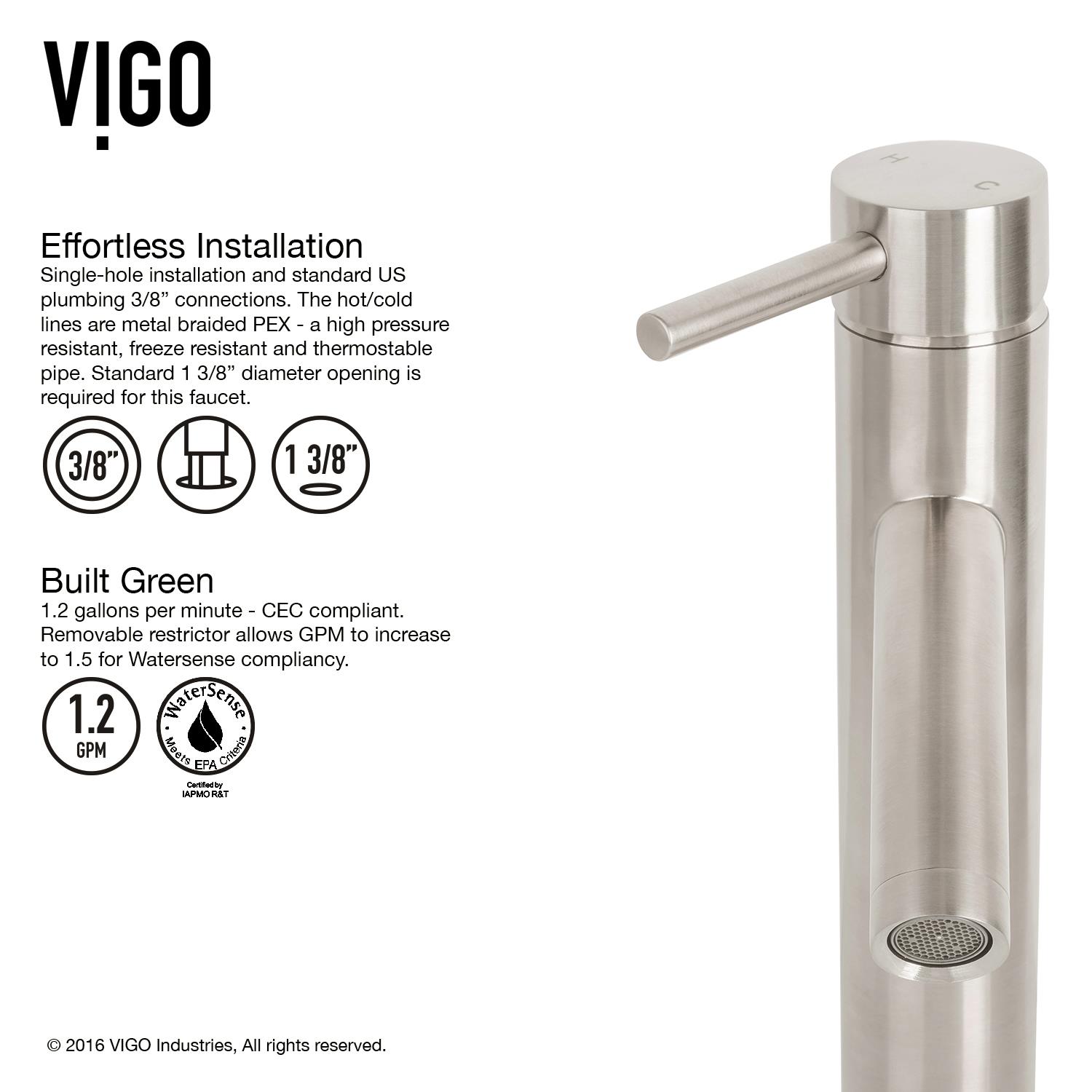 VIGO VG03003BN Lavatory-Faucets - View #5