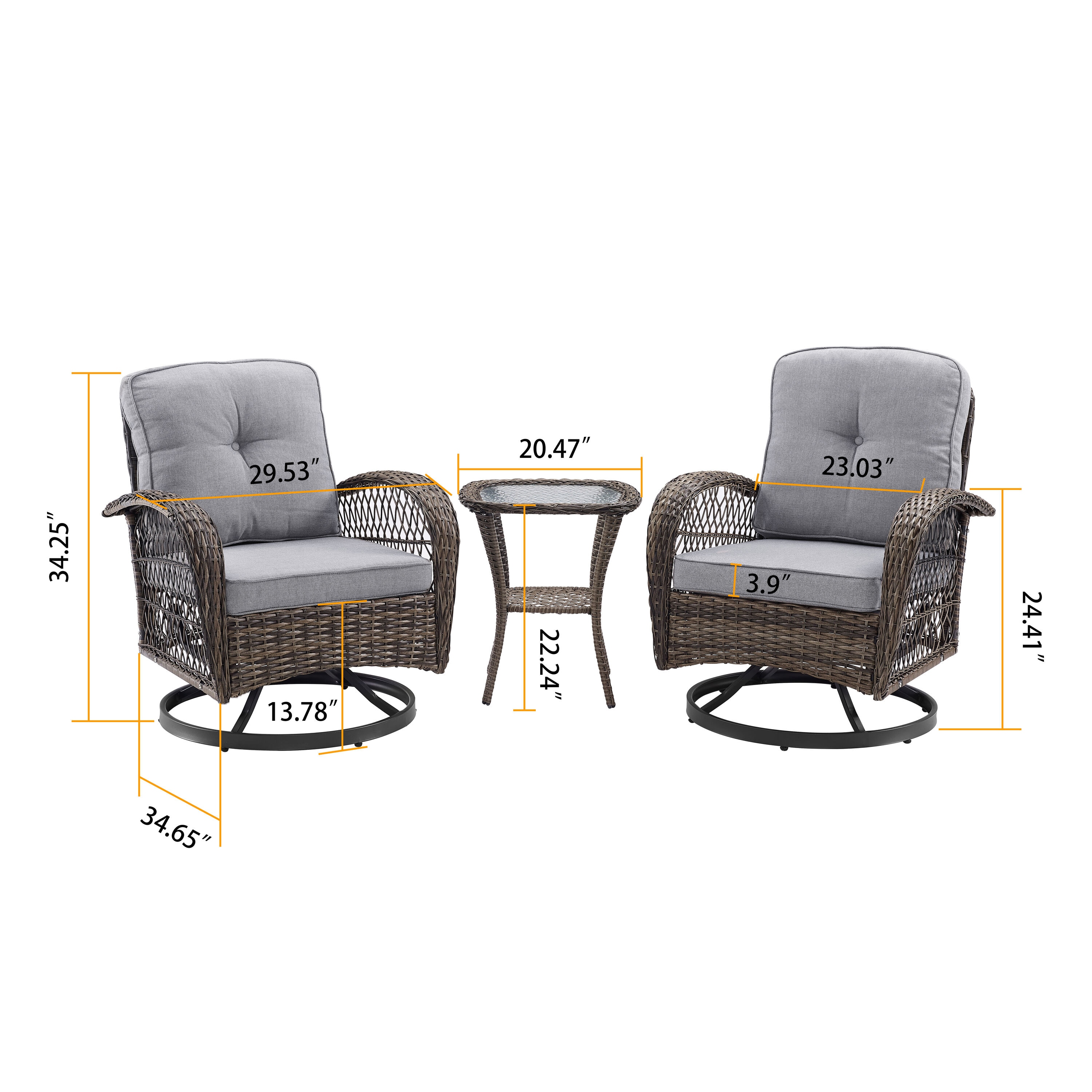 Octans SL2C00077 Patio-Conversation-Sets - View #9