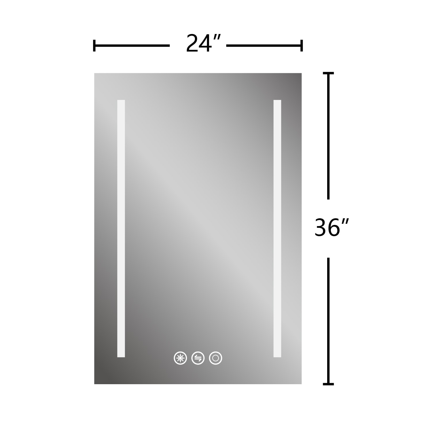 CASAINC MD02-2436SF1 Framed-Bath-Mirrors - View #6