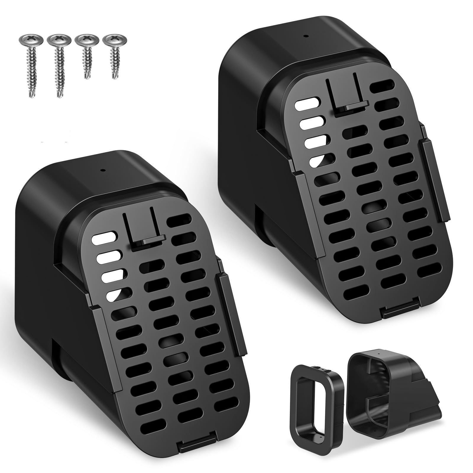 AOIZGMY - 3 by 2 and 4 by 3 Type B Gutter Downspout Extensions with Leaf Guard and Debris Filter...