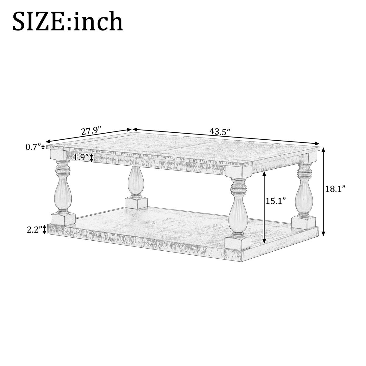 ModernLuxe L3P-N711P256967B End-Tables - View #3