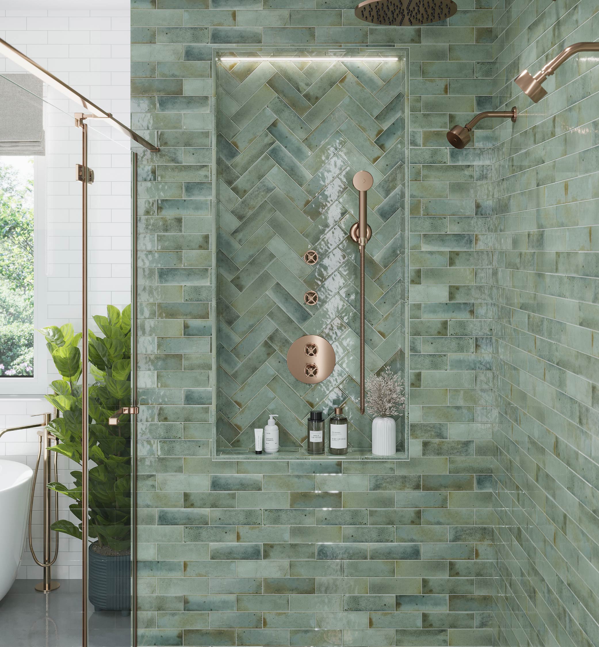Apollo Tile MOD88CELPENA Wall-Trim-Accent-Tile - View #4