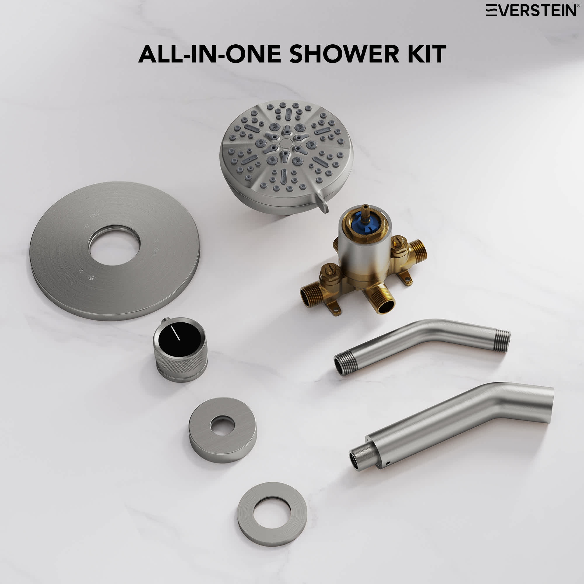 EVERSTEIN SFS-1102-NK Showerhead-Bar-Panels - View #9