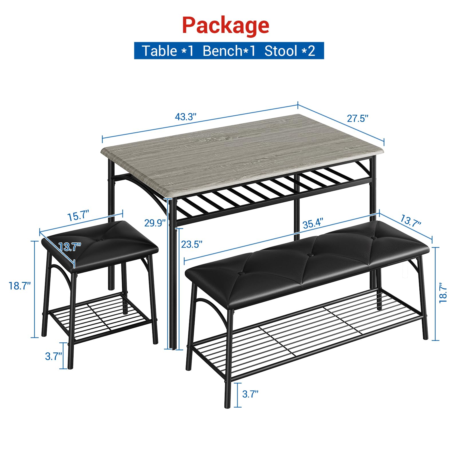 DEXSO NOVA-01IKQH37K3B Patio-Dining-Sets - View #2