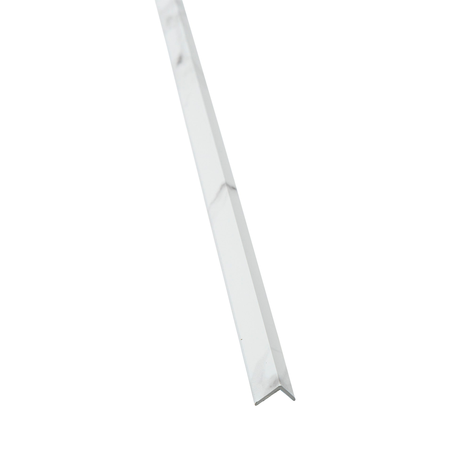 PALISADE XP9110 Sample 0.9375-in W x 6-in L Carrara Marble PVC L-angle Tile Edge Trim