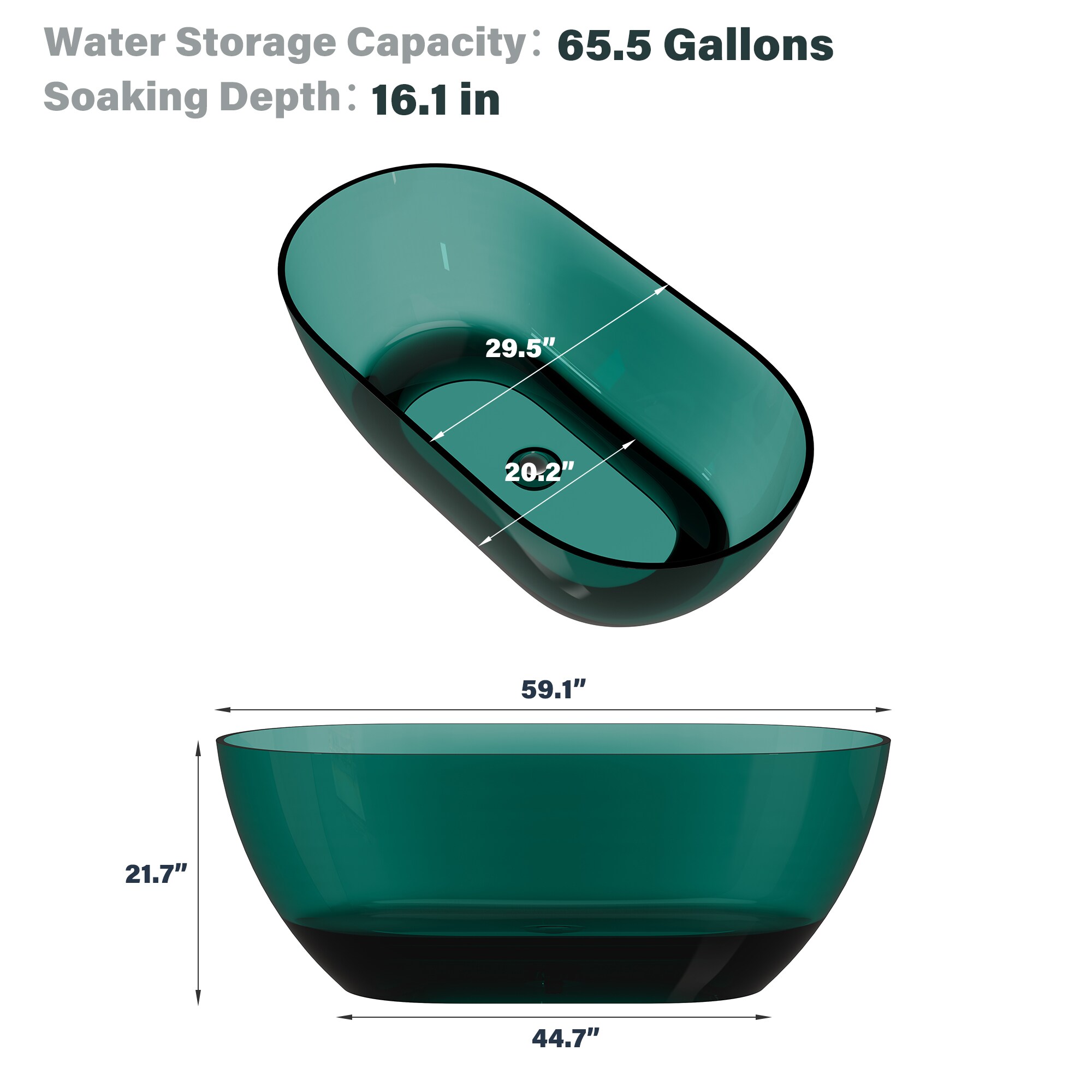 CASAINC CA06013RZPD59SB bathtubs - View #6