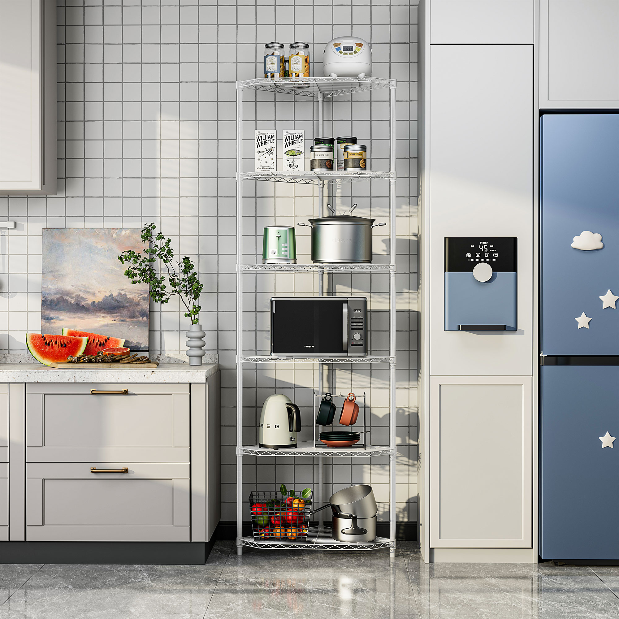 Kahomvis LIKE-QPS4-052 Free-Standing-Shelving - View #2