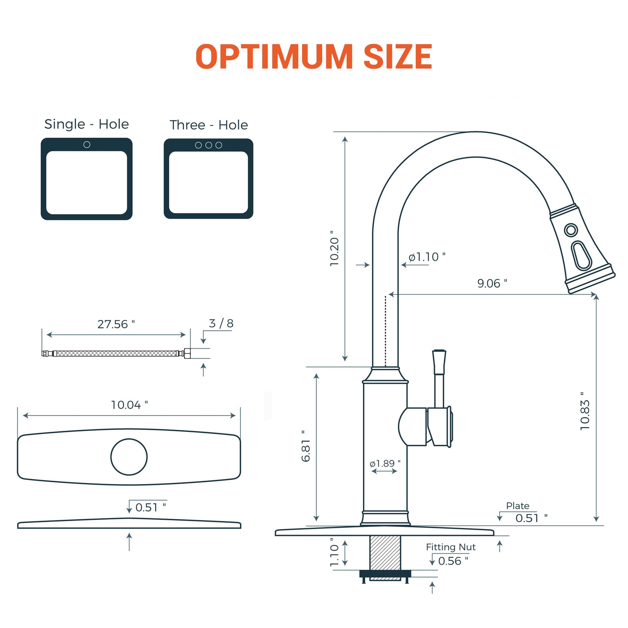 androme AA22006B Kitchen-Faucets - View #7