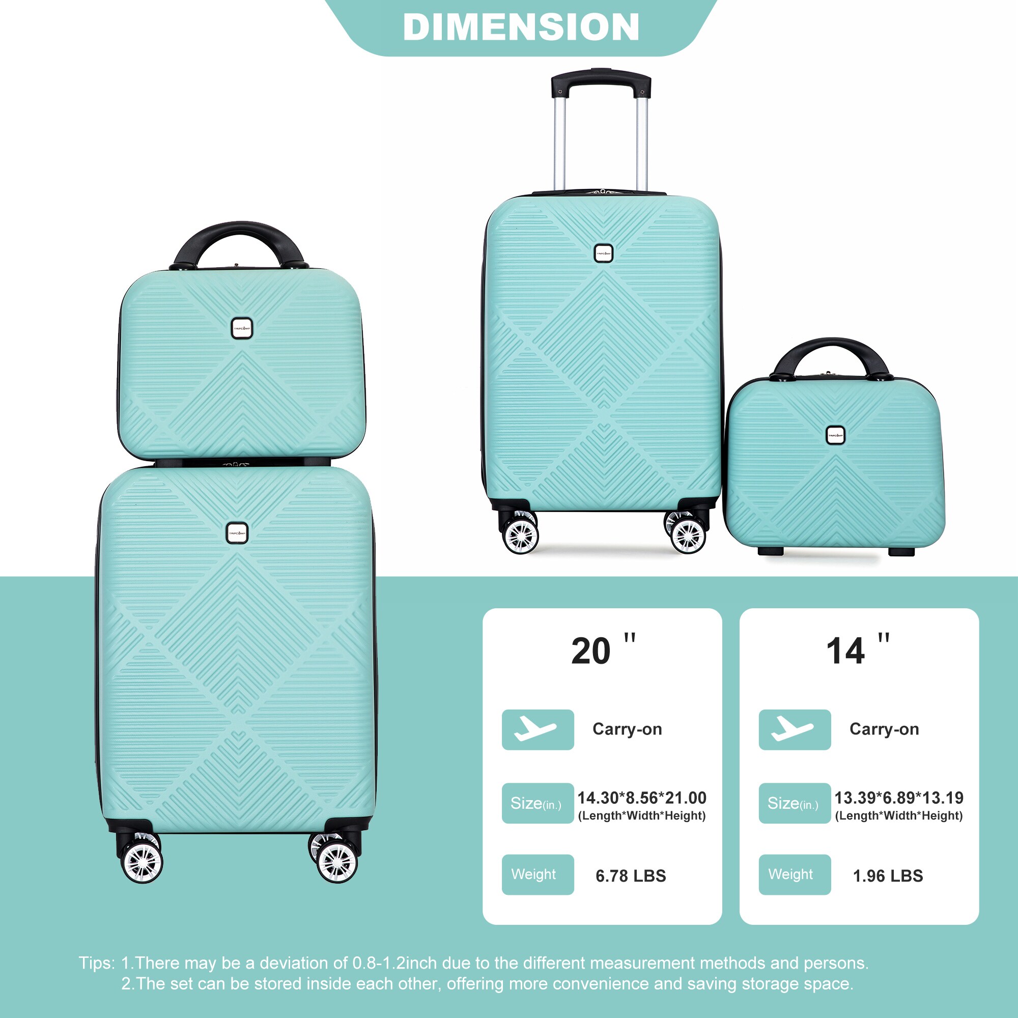 SINOFURN SYD9400017LB Luggage-And-Luggage-Sets - View #12