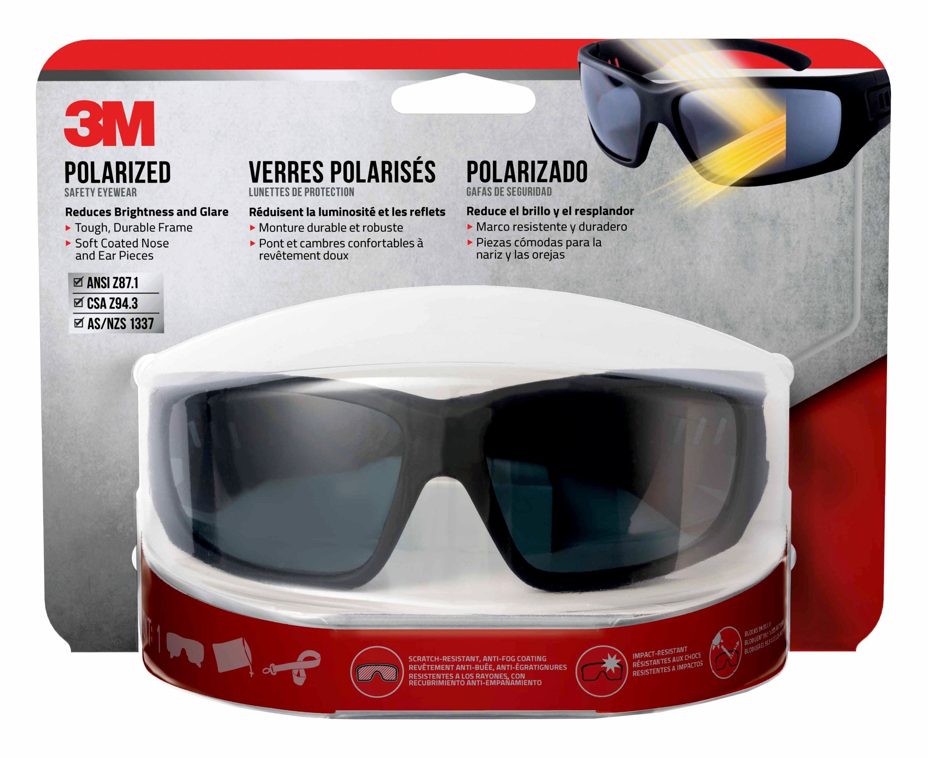 3M Performance Eyewear Plastic Safety Glasses in the Eye Protection  department at