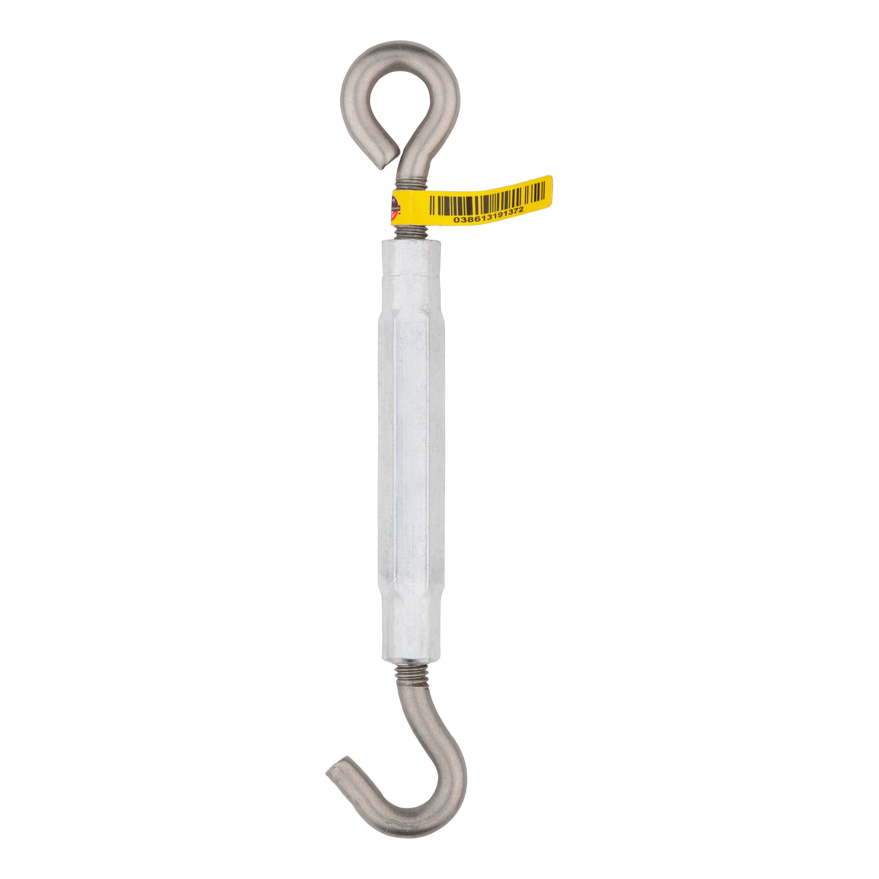 National Hardware 3/8-in x 10-1/2-in Stainless Steel with Alum Body Hook  and Eye Turnbuckle in the Turnbuckles department at
