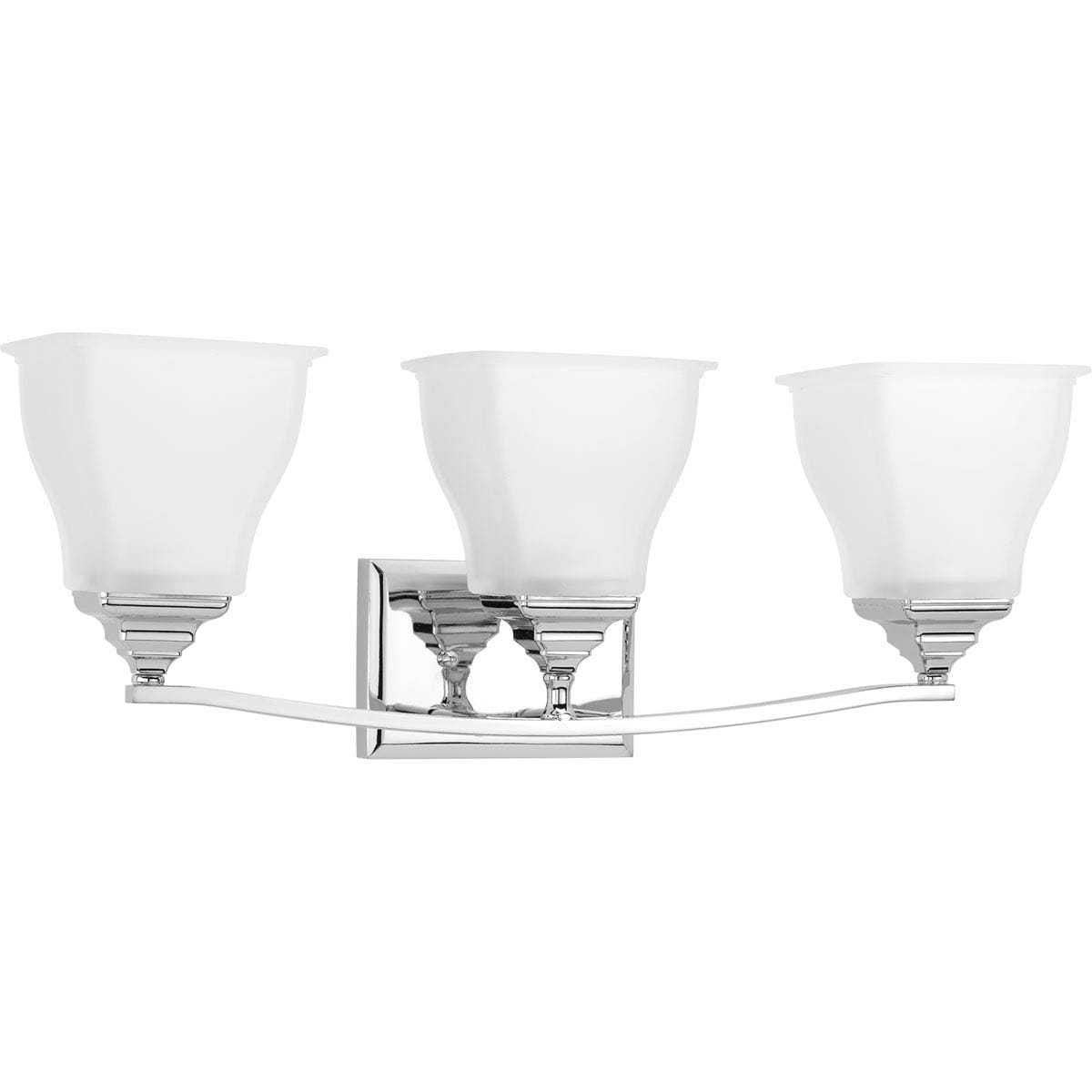 Progress Lighting P2177-15 Callison 3-Light Polished Chrome Transitional Vanity Light