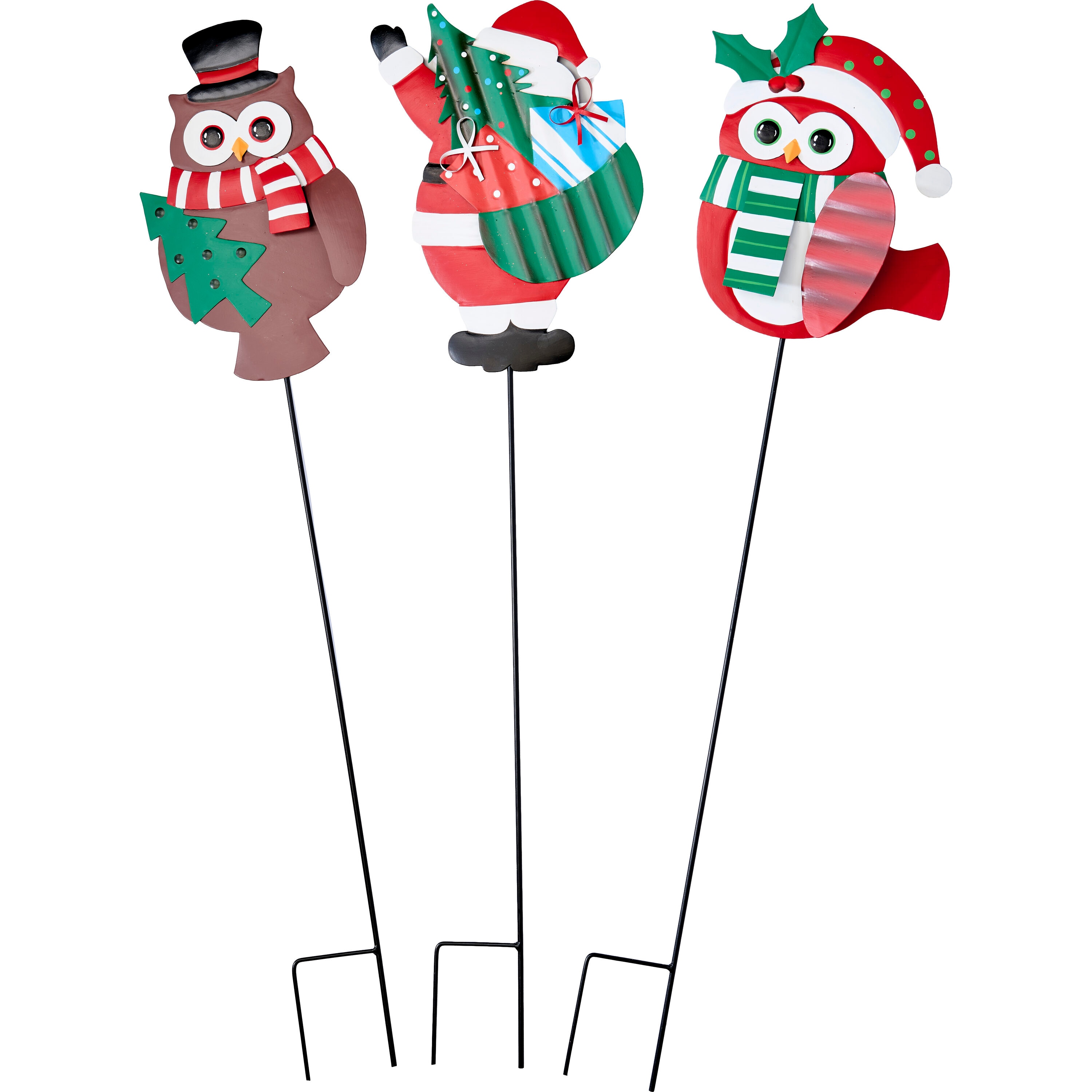 Worth Imports 3 -Pack 36-in Freestanding Snowman Yard decoration