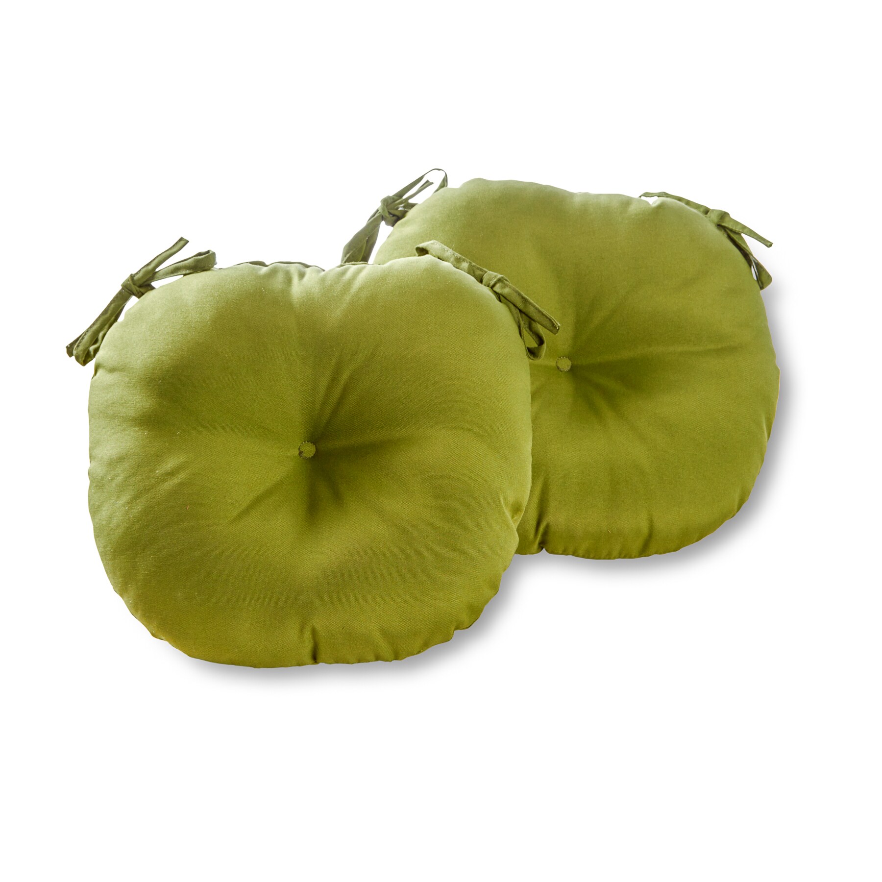 Greendale Home Fashions OC5816S2-HUNTER 15-in x 15-in 2 -Piece Hunter Patio chair cushion