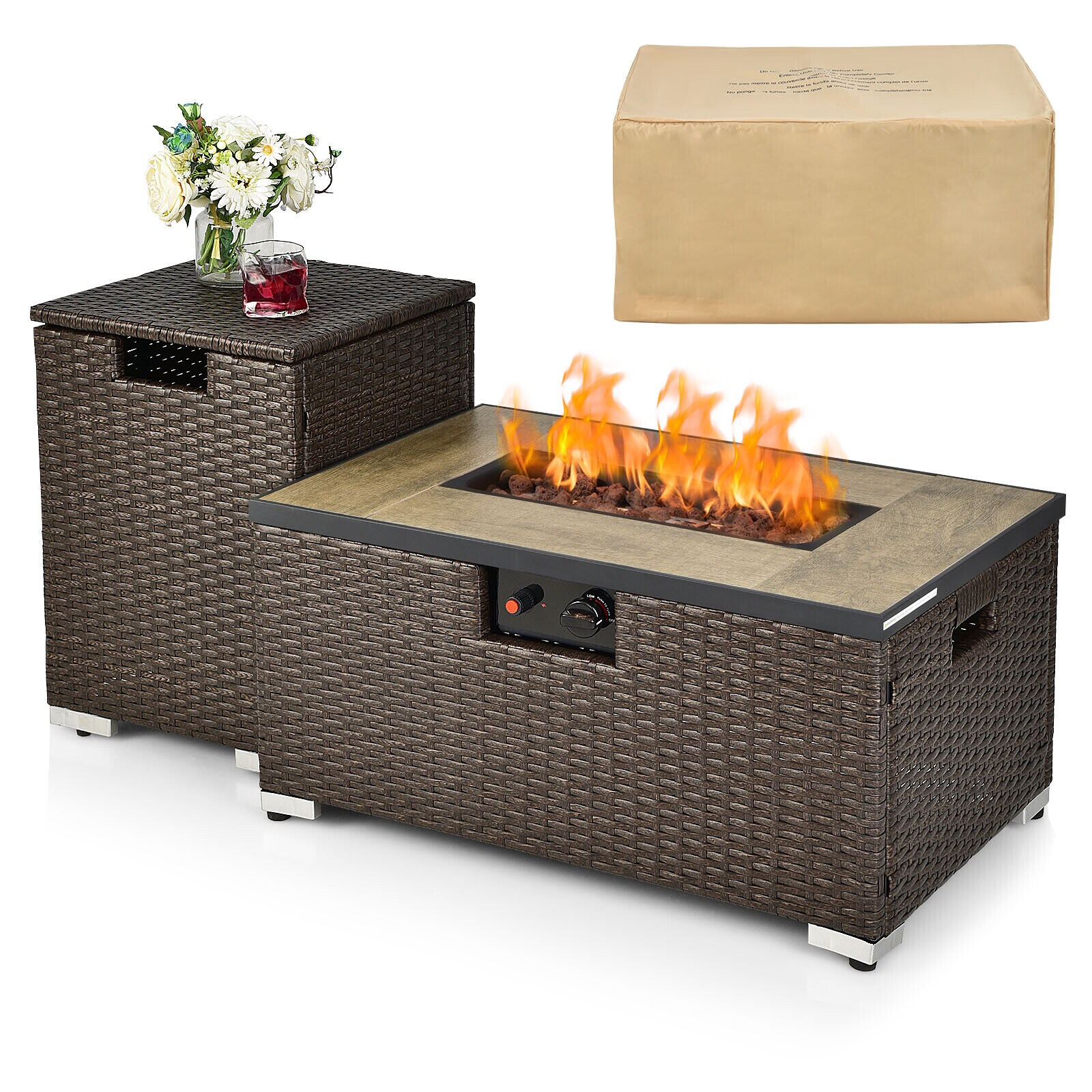 Slickblue D-CO-FC16201PN Outdoor-Gas-Firepits - View #8