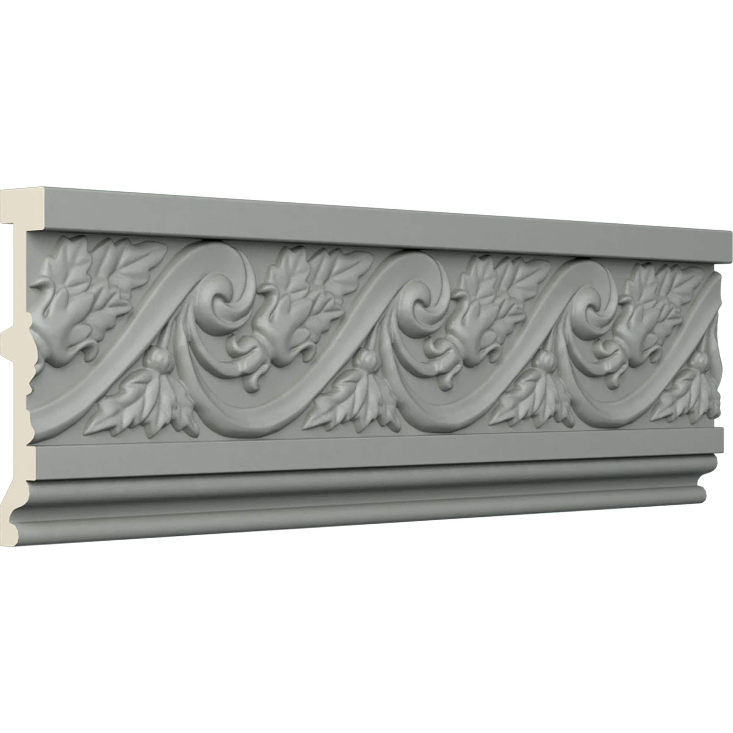 Wellington 5" White Urethane Decorative Chair Rail Moulding