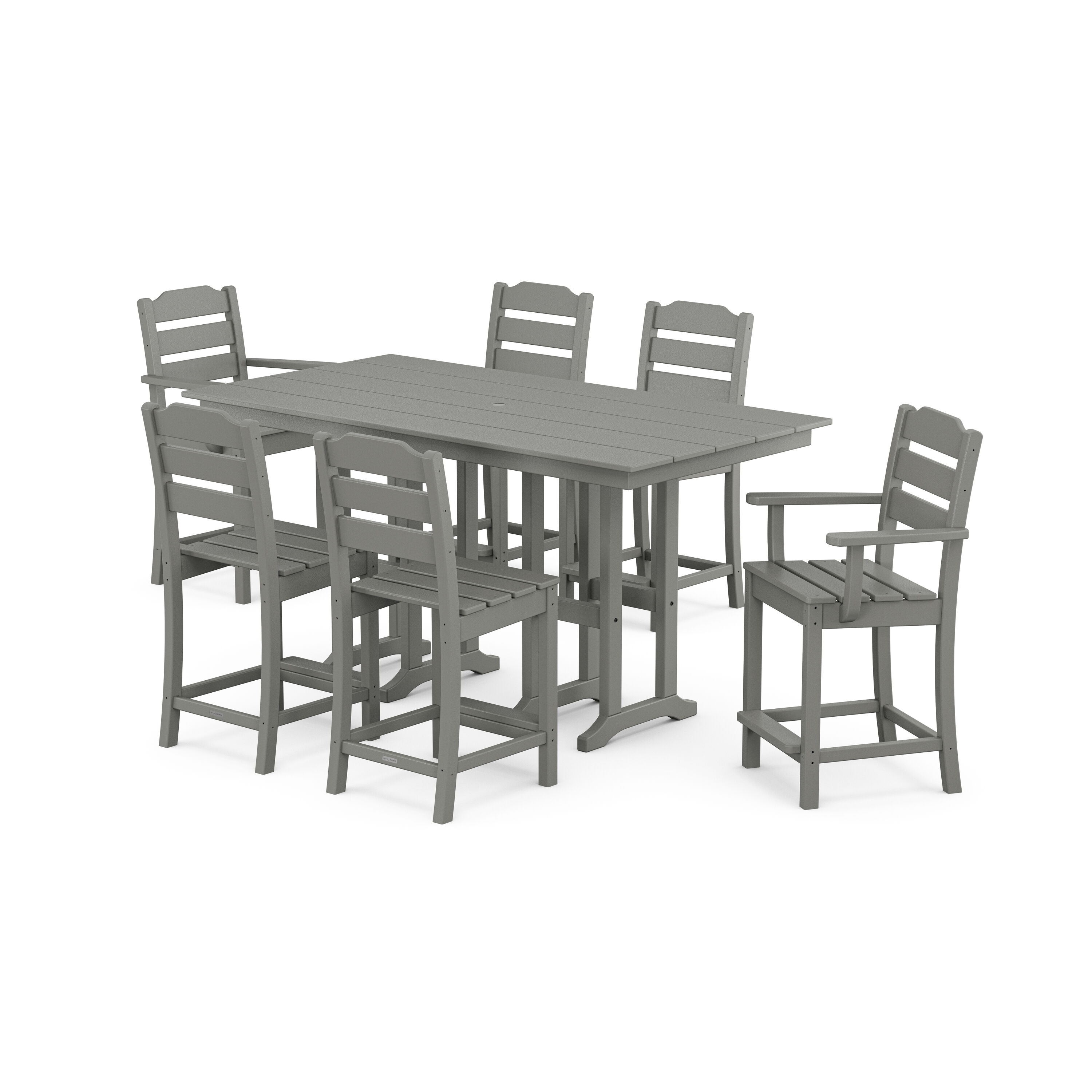 POLYWOOD PWS2537-1-GY Patio-Dining-Sets - View #2