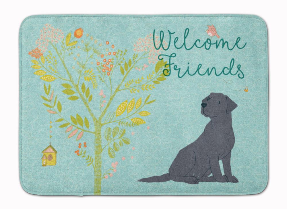 Caroline's Treasures BB7595RUG 27-in x 19-in Multiple Colors/Finishes Microfiber Memory Foam Bath Mat