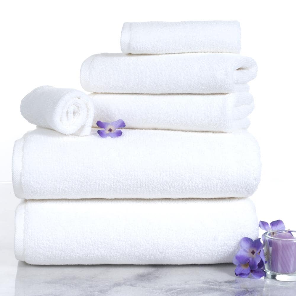 Hastings Home 6-Piece Chocolate Cotton Bath Towel Set (Bath Towels)