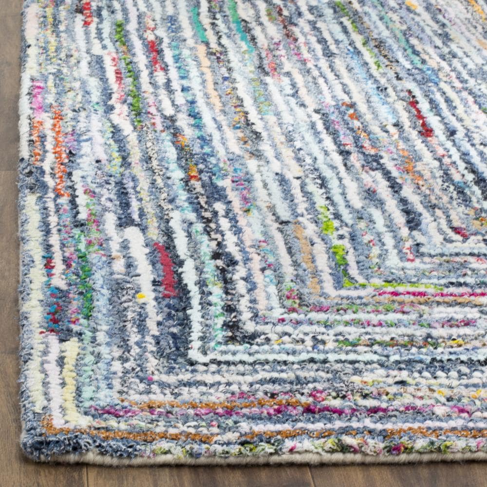 Nantucket Multi-Color Hand-Tufted Wool and Cotton Area Rug