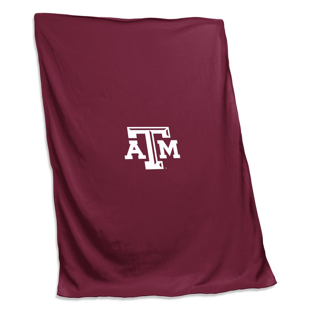 Logo Brands 219-74 Texas A&M Aggies Sweatshirt Blanket Maroon