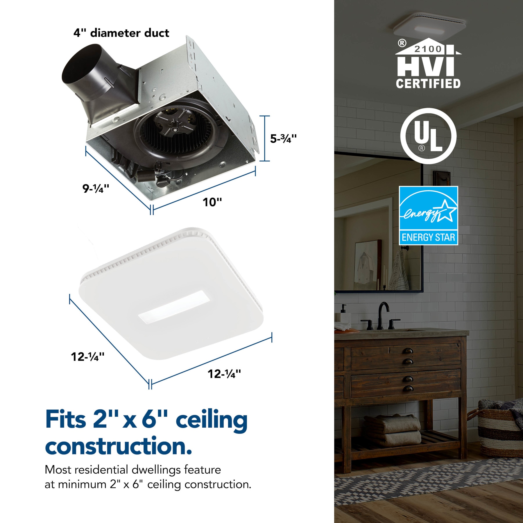 Broan AER110CCTK Bath-Fans - View #6