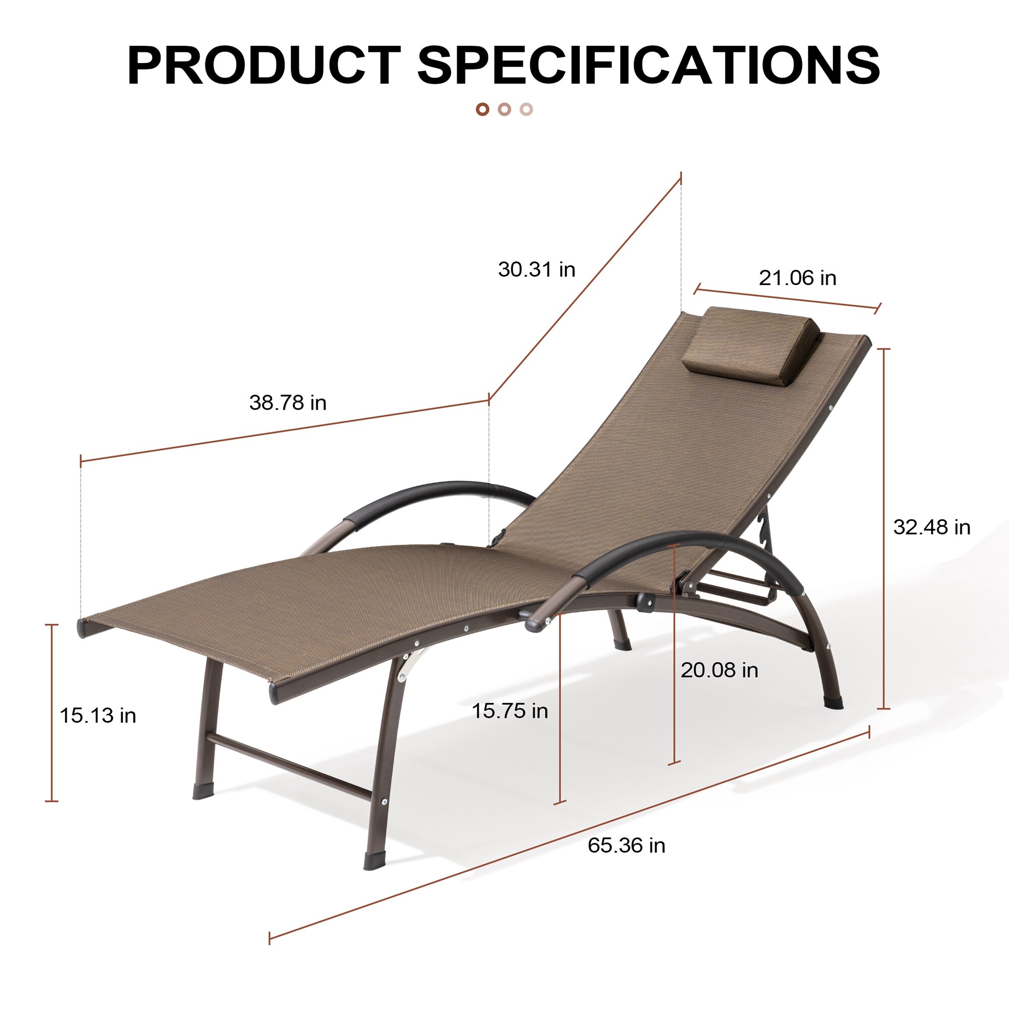 Crestlive Products CL-LG003BRN-3 Patio-Chairs - View #2