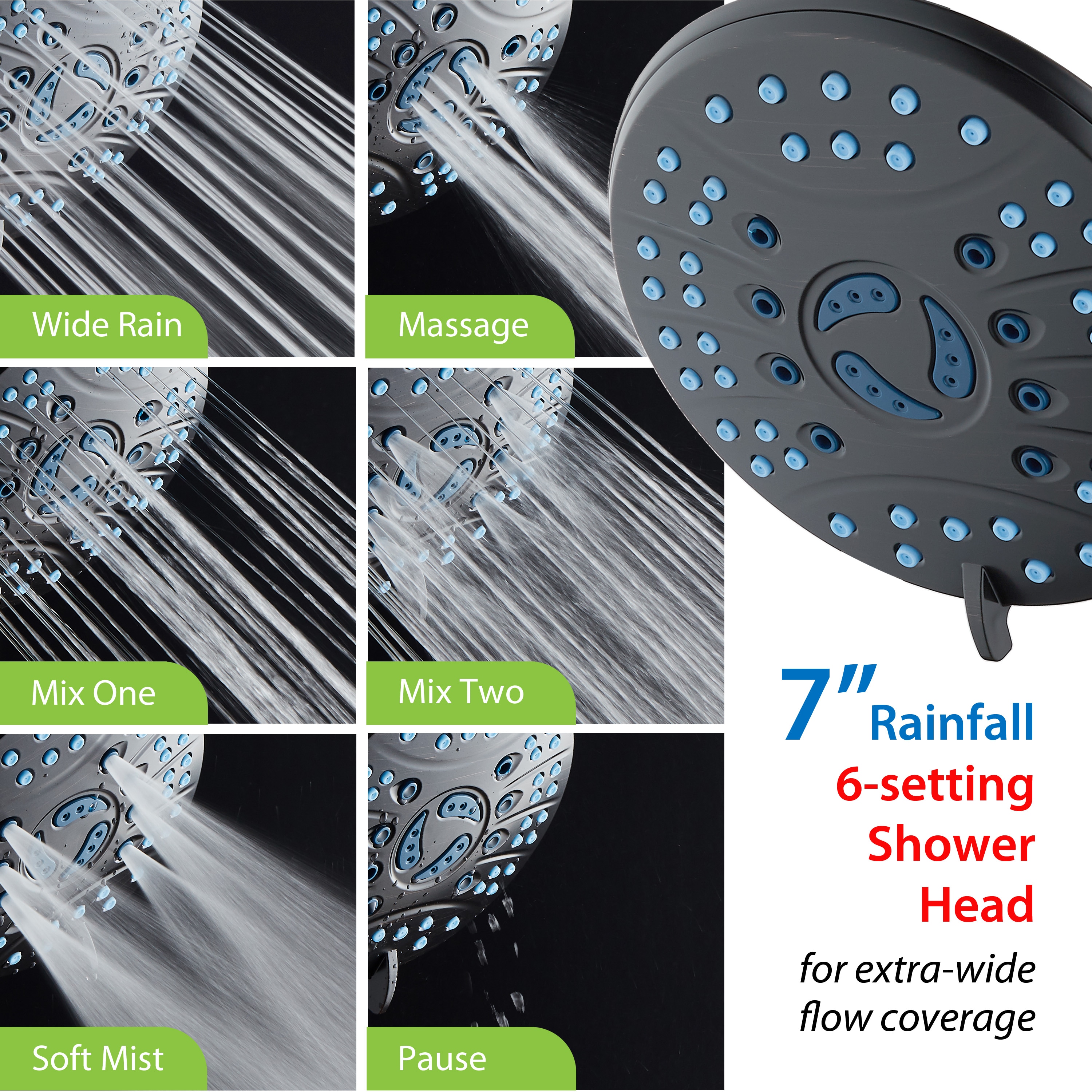 AquaDance 43339 Fixed-Showerhead - View #8