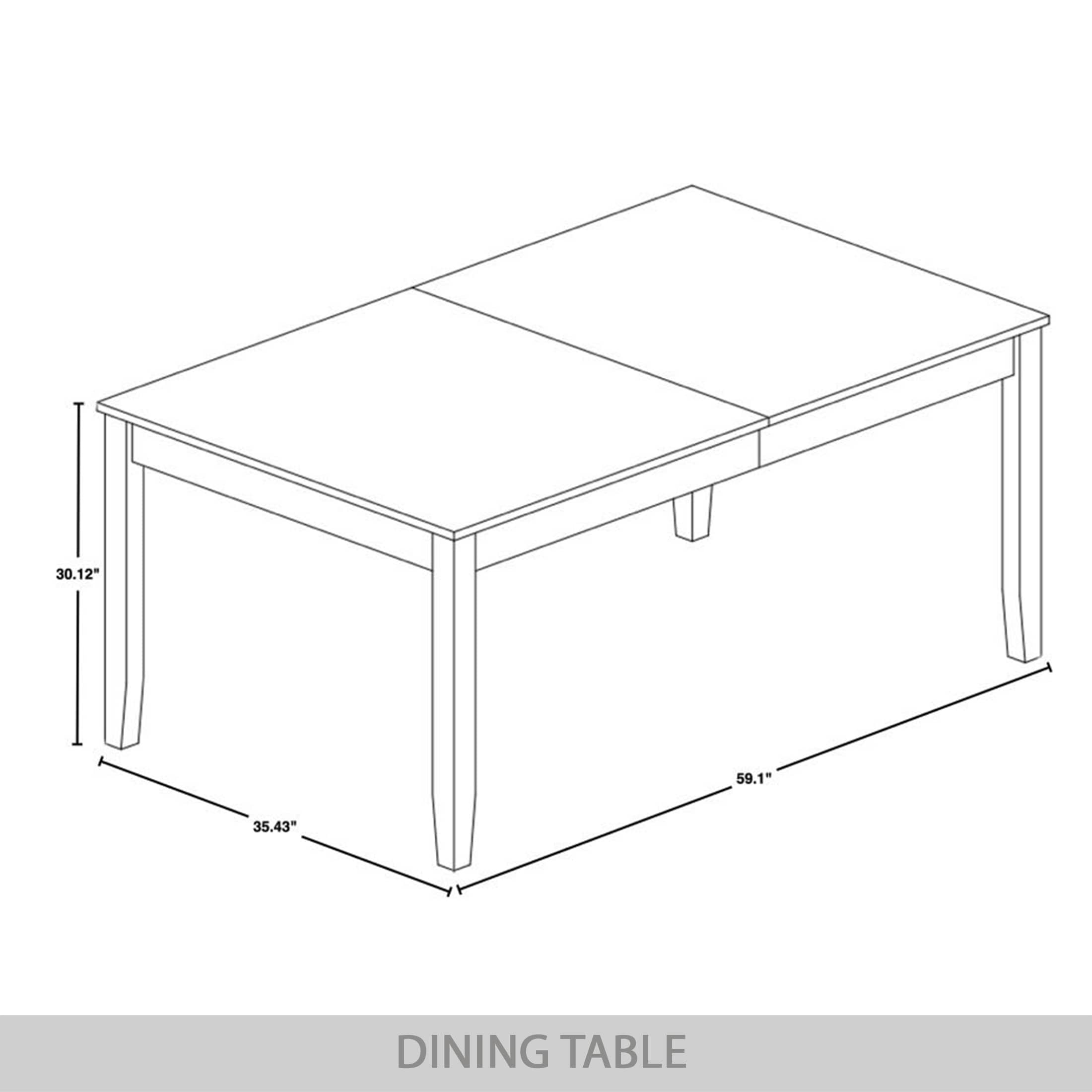 CasePiece C3071T59-NOK-WD Dining-Tables - View #7