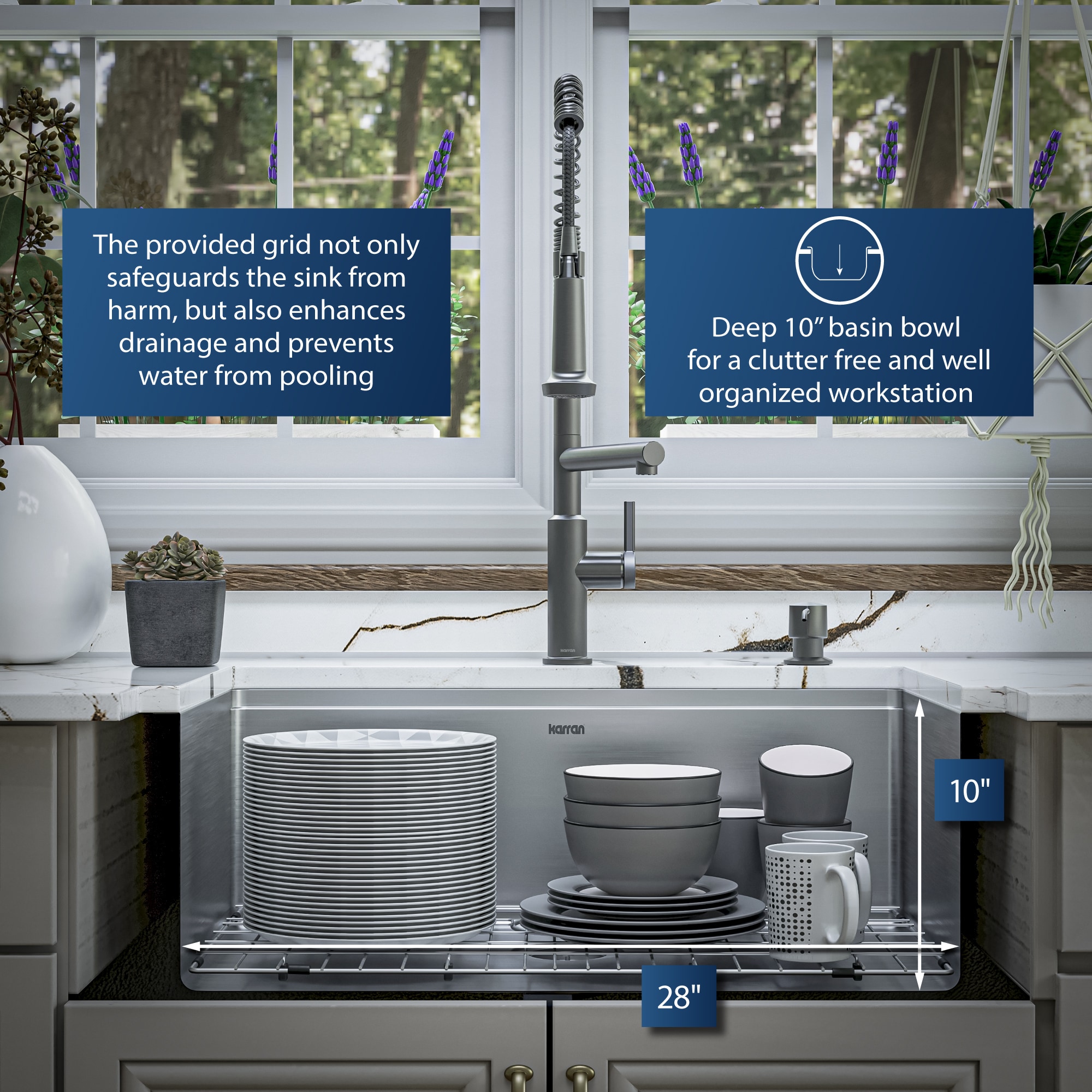 Karran WS-35-PK1 Kitchen-Sinks - View #8