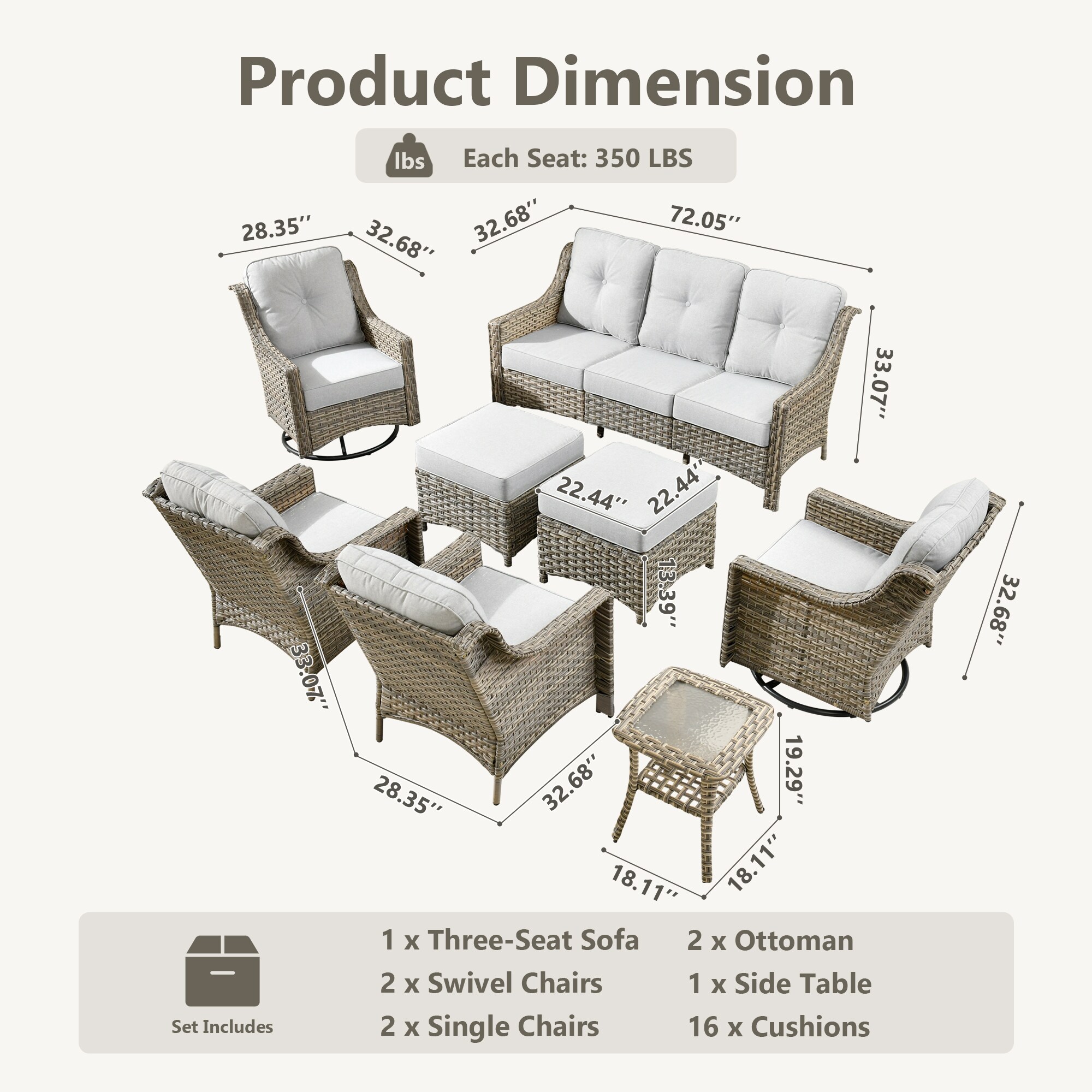 Caodoc L5-YZPAD408 Patio-Sofas-Daybeds - View #6