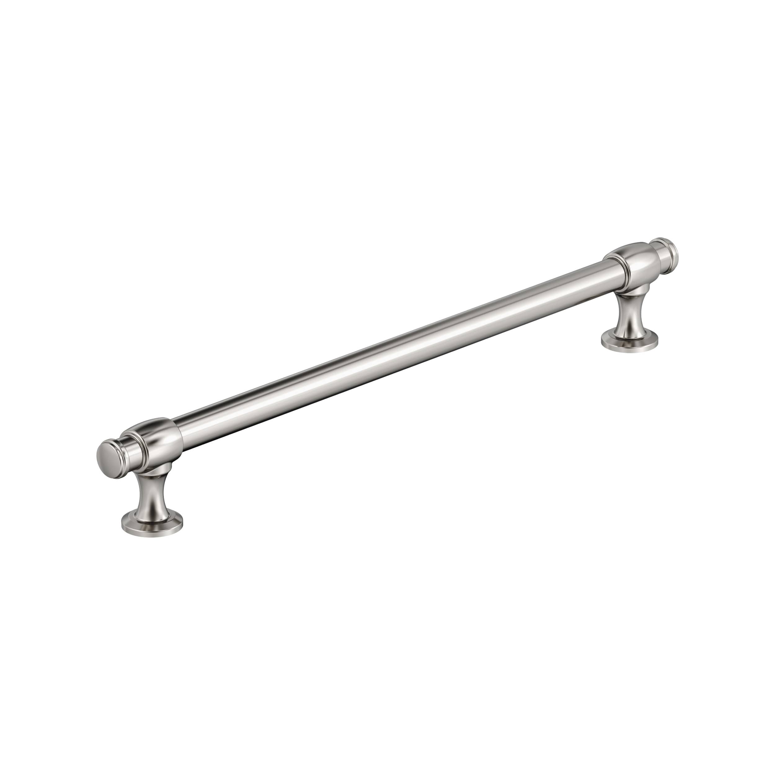 Amerock BP36772PN Winsome 10-1/16-in , 256mm Center to Center Polished Nickel Cylindrical Bar