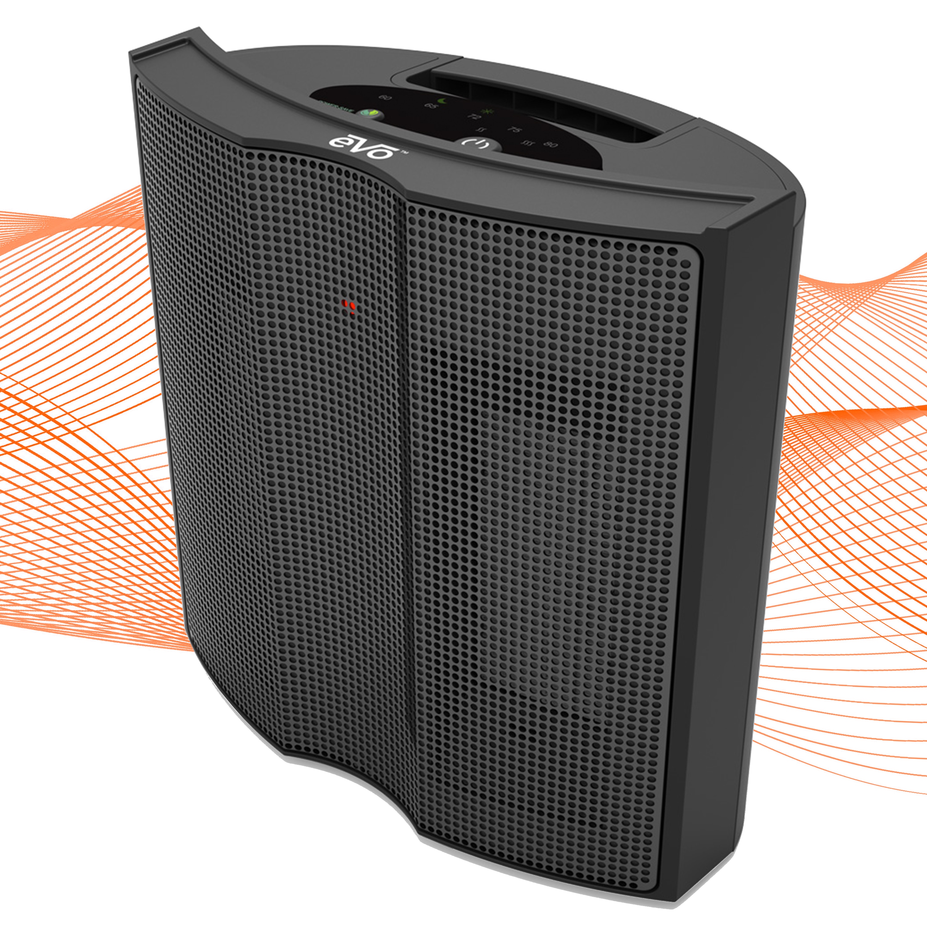 EVO HLTCH610 Up to 1500-Watt Ceramic Utility Indoor Electric Space Heater with Thermostat
