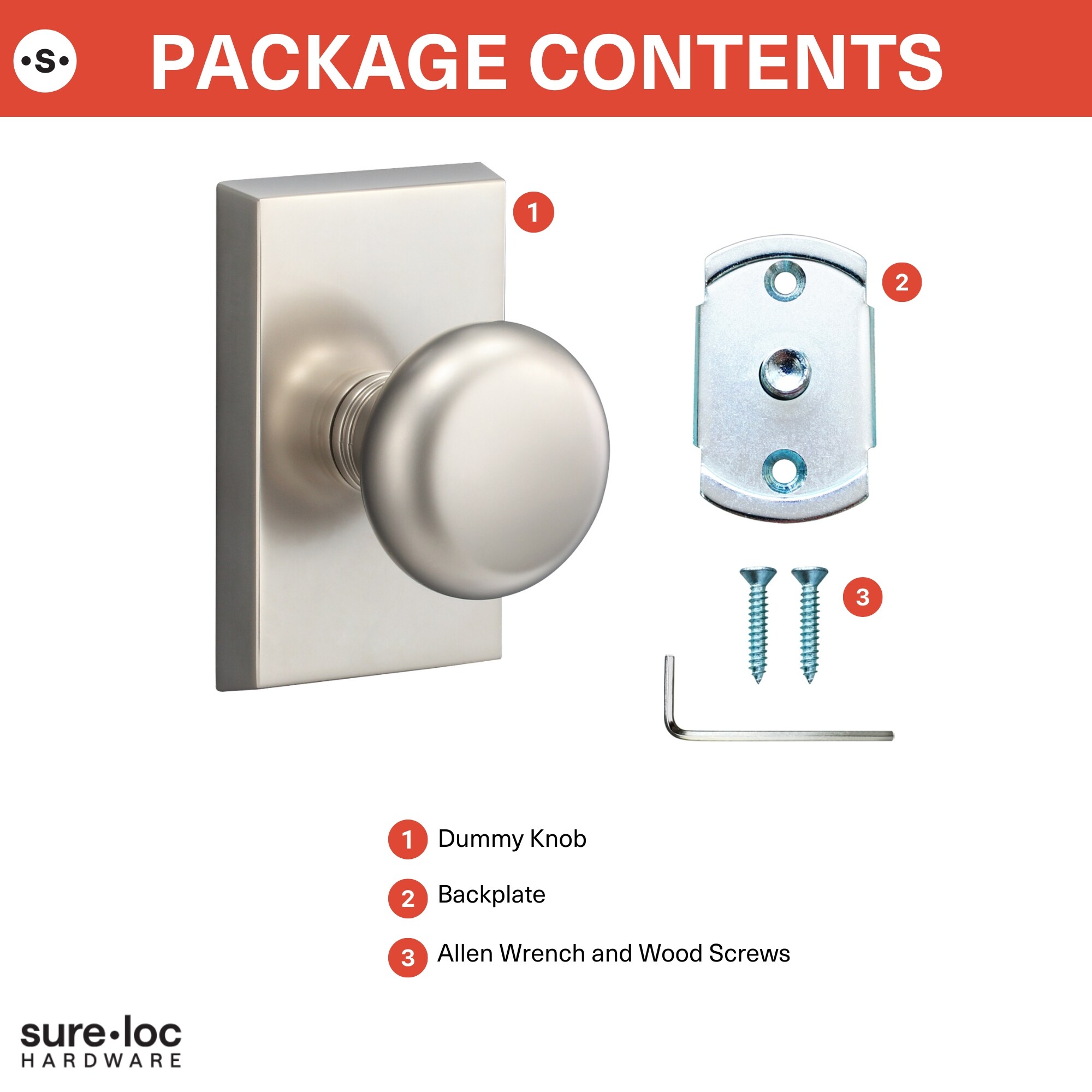 Sure-Loc Hardware OK100 FBL Door-Knobs - View #7