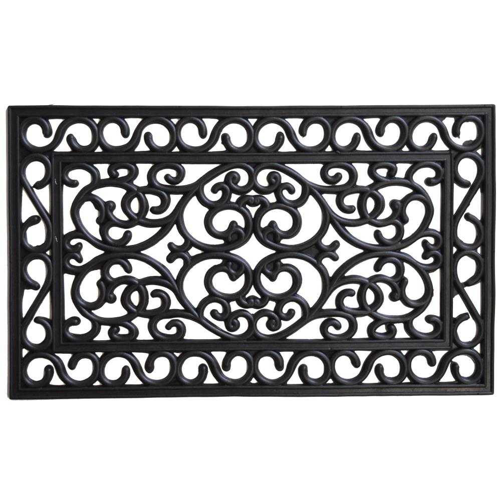 Callowaymills 103651830 2-ft x 3-ft Chesapeake Rubber Rectangular Indoor or outdoor Decorative Welcome Door mat