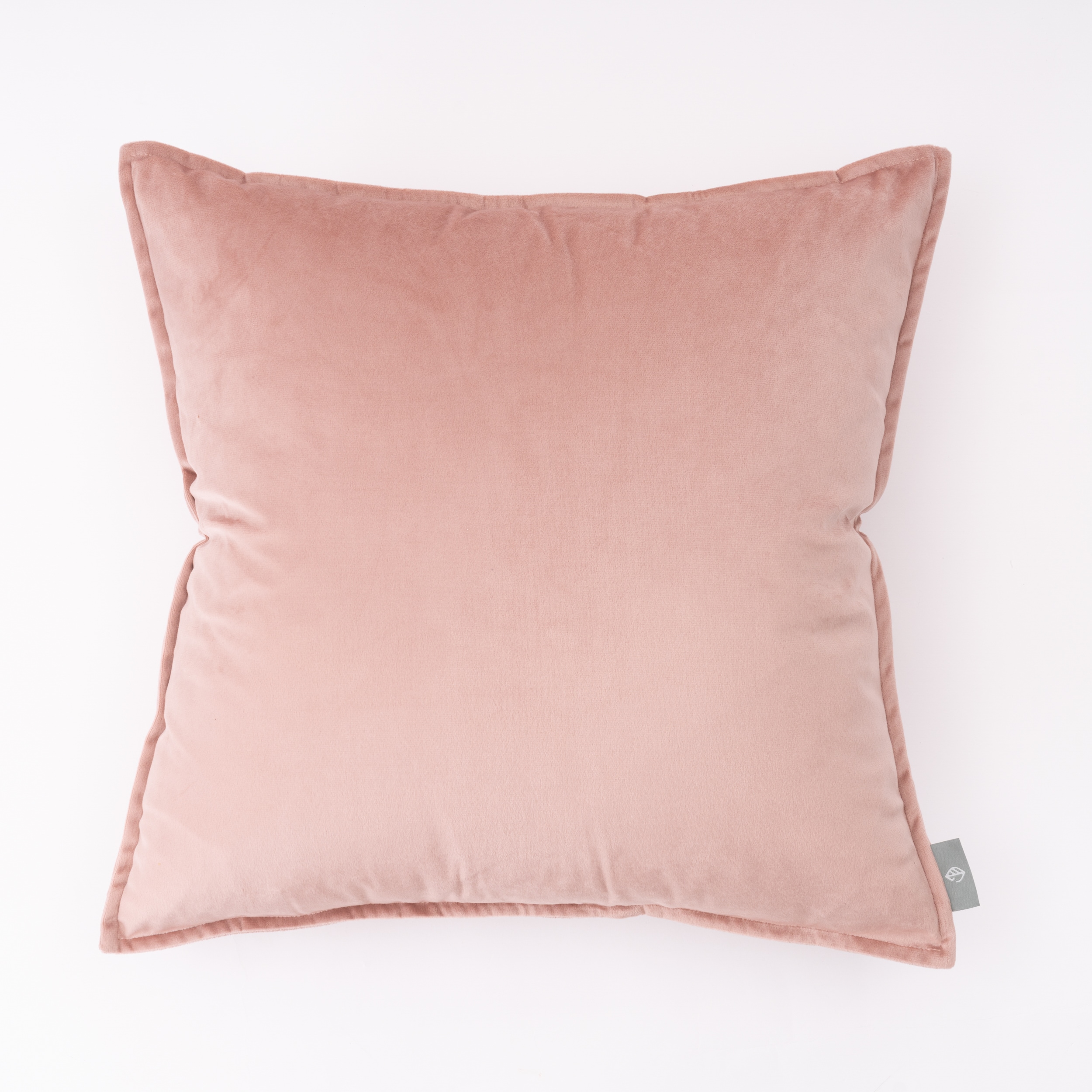 Velvet Soft Solid Decorative Square Throw Pillow Covers 20 x 20 Inch Dusty  Rose Pink