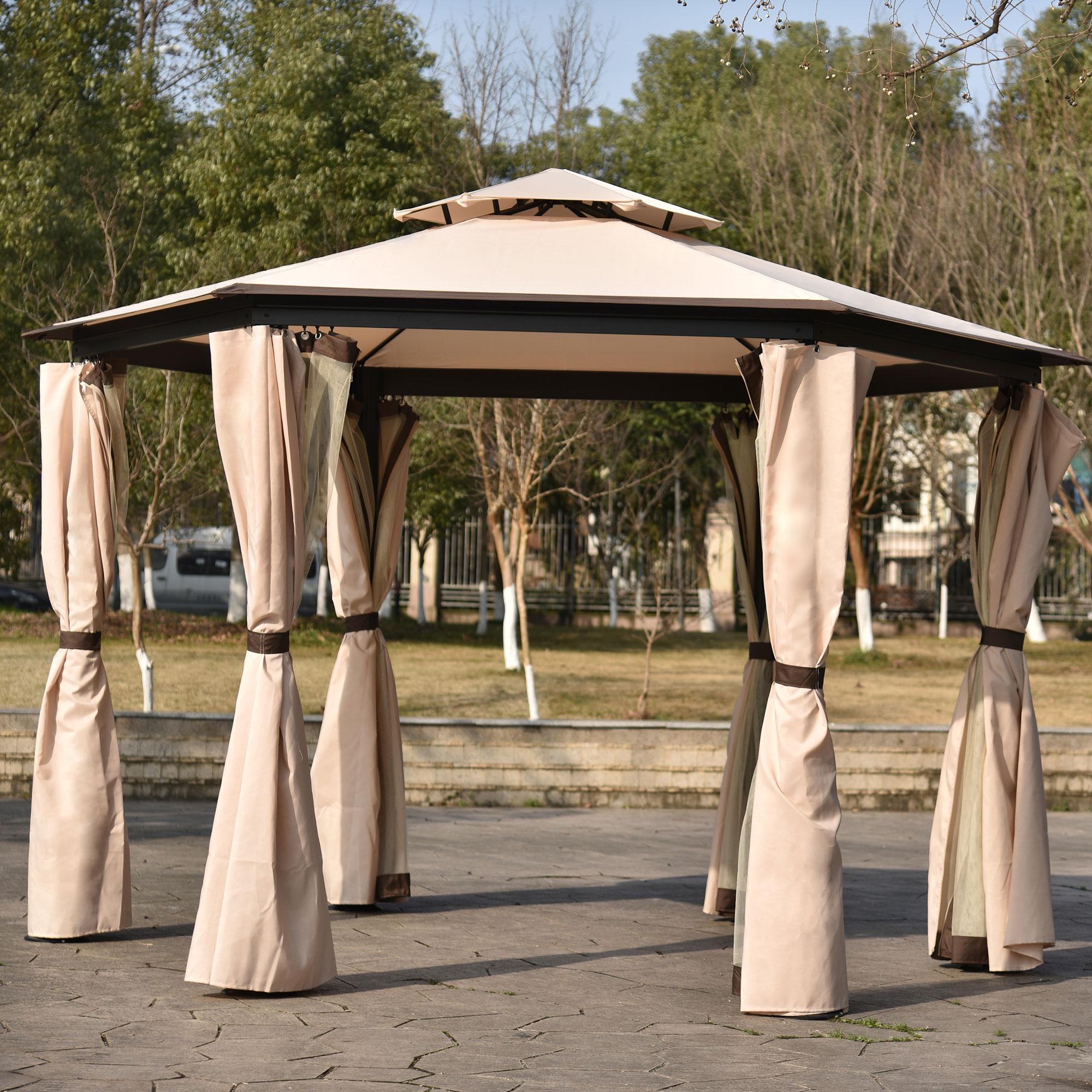 Bayfeve BFUS-268AD Wood-Resin-Gazebos - View #2