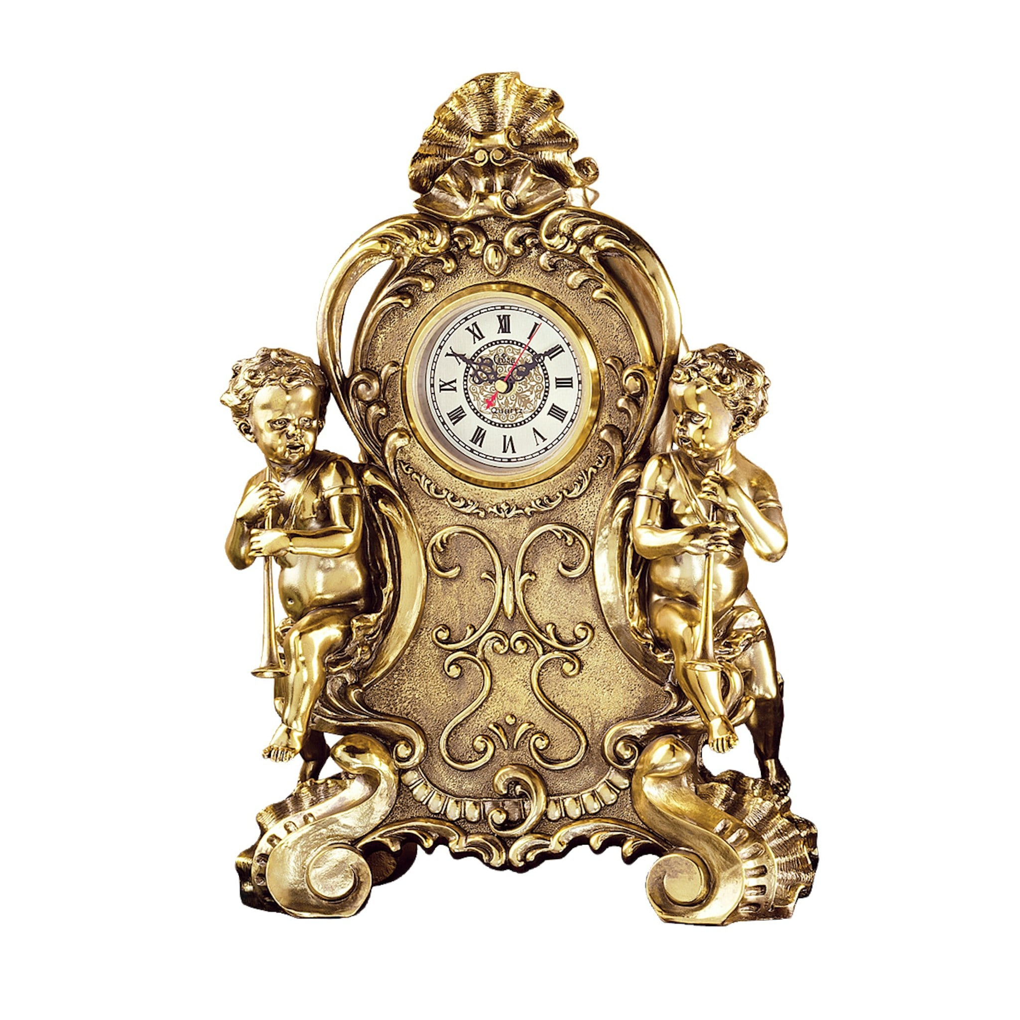 Design Toscano KY5025 Saint Remy Cherub Analog Arch Tabletop French Country