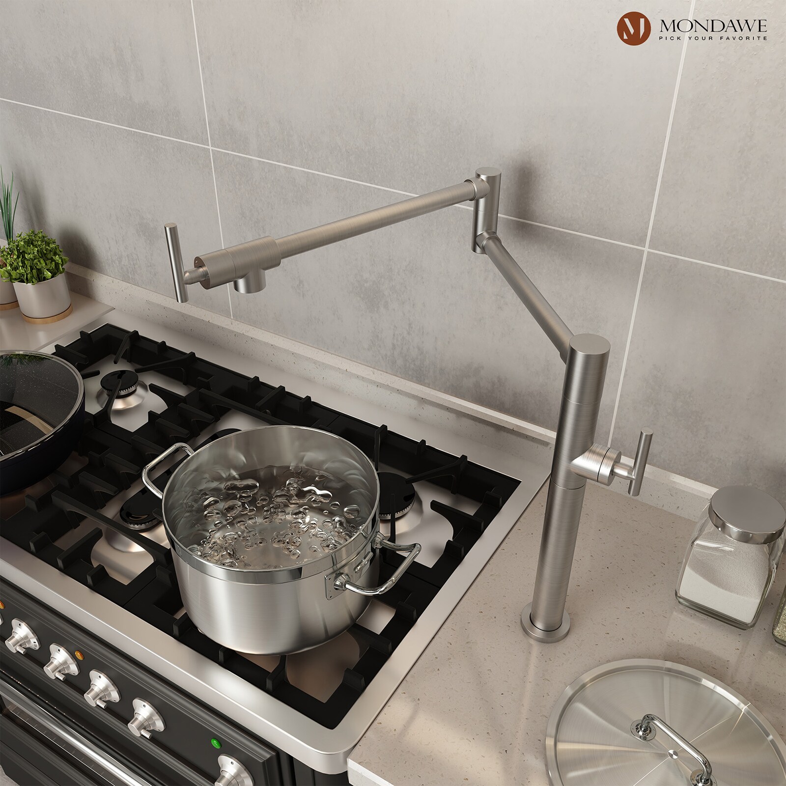 Mondawe OR-22NSES-DG Kitchen-Faucets - View #2