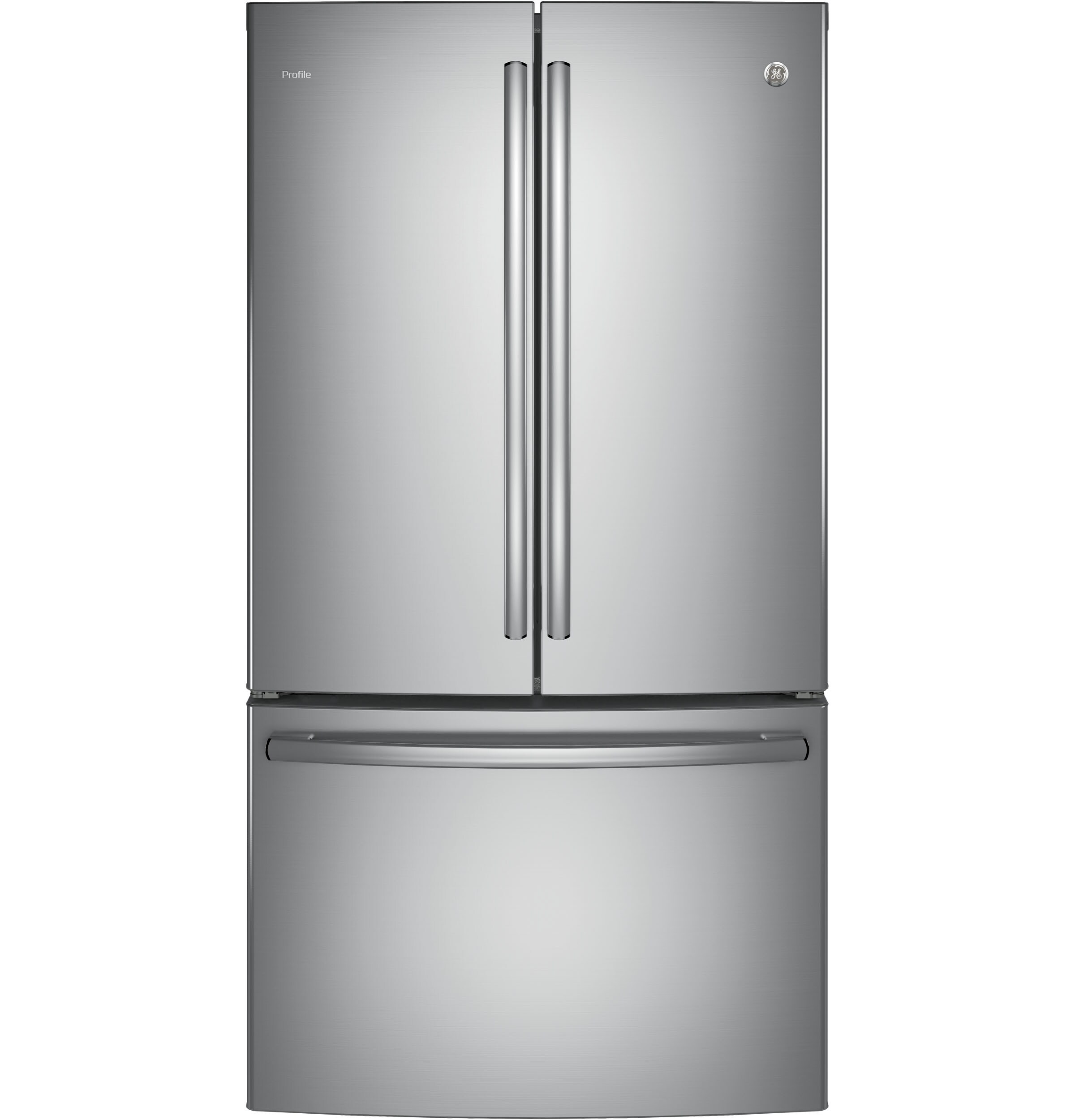 GE Profile 23.1-cu ft Counter-depth French Door Refrigerator with