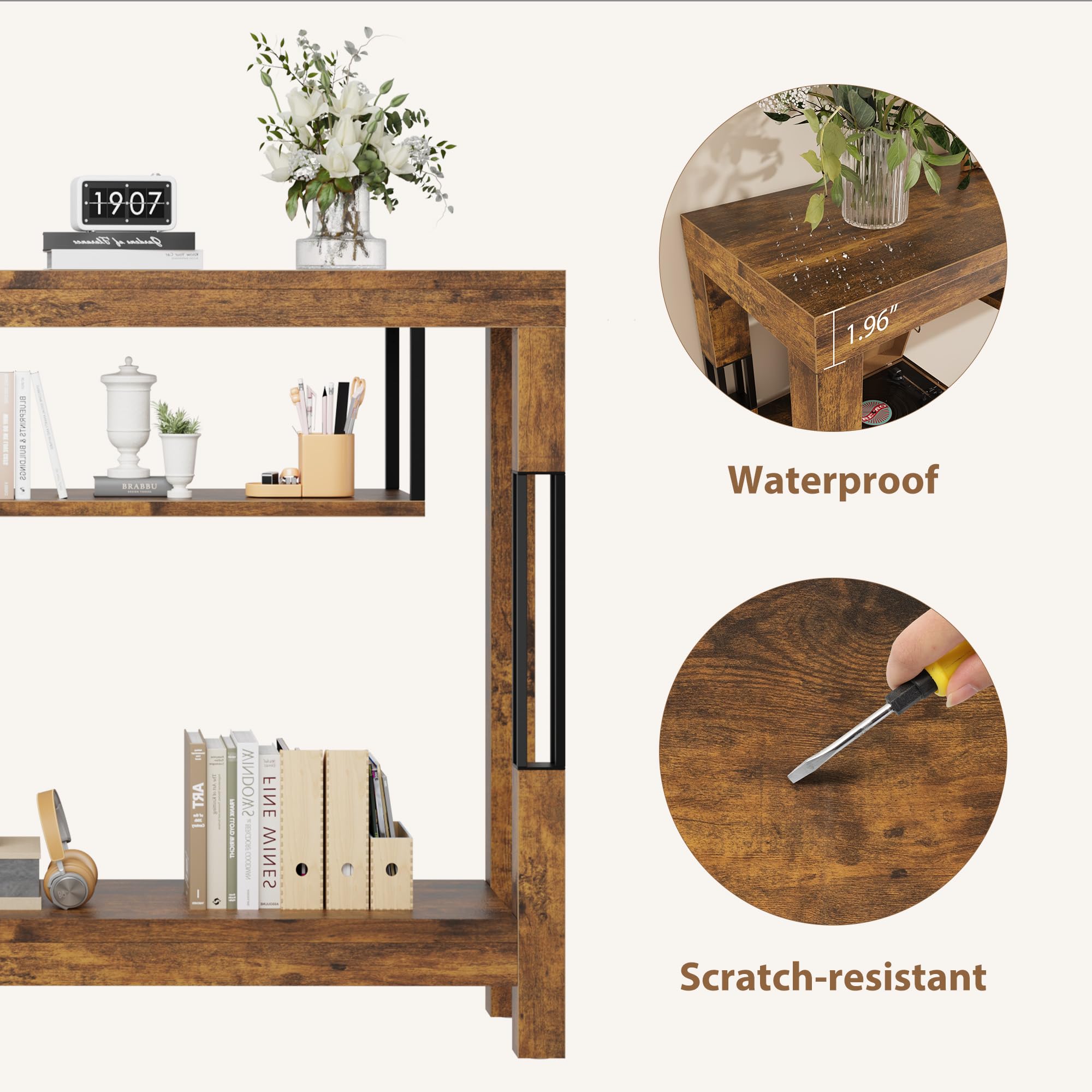 GarveeLife CLJ-GTAPQBSM2WH74V Console-Sofa-Tables - View #4
