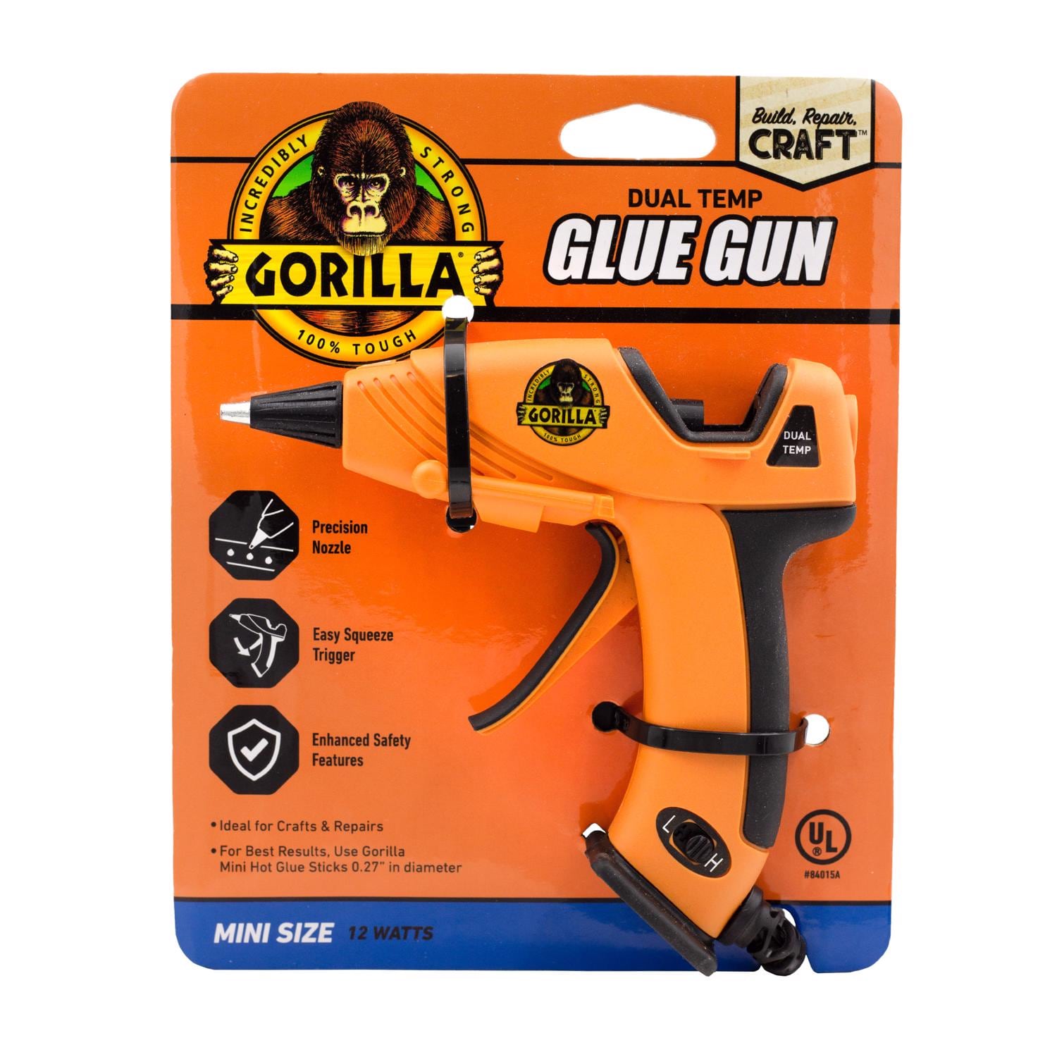 Gorilla  20 W Dual Temperature Mini Glue Gun