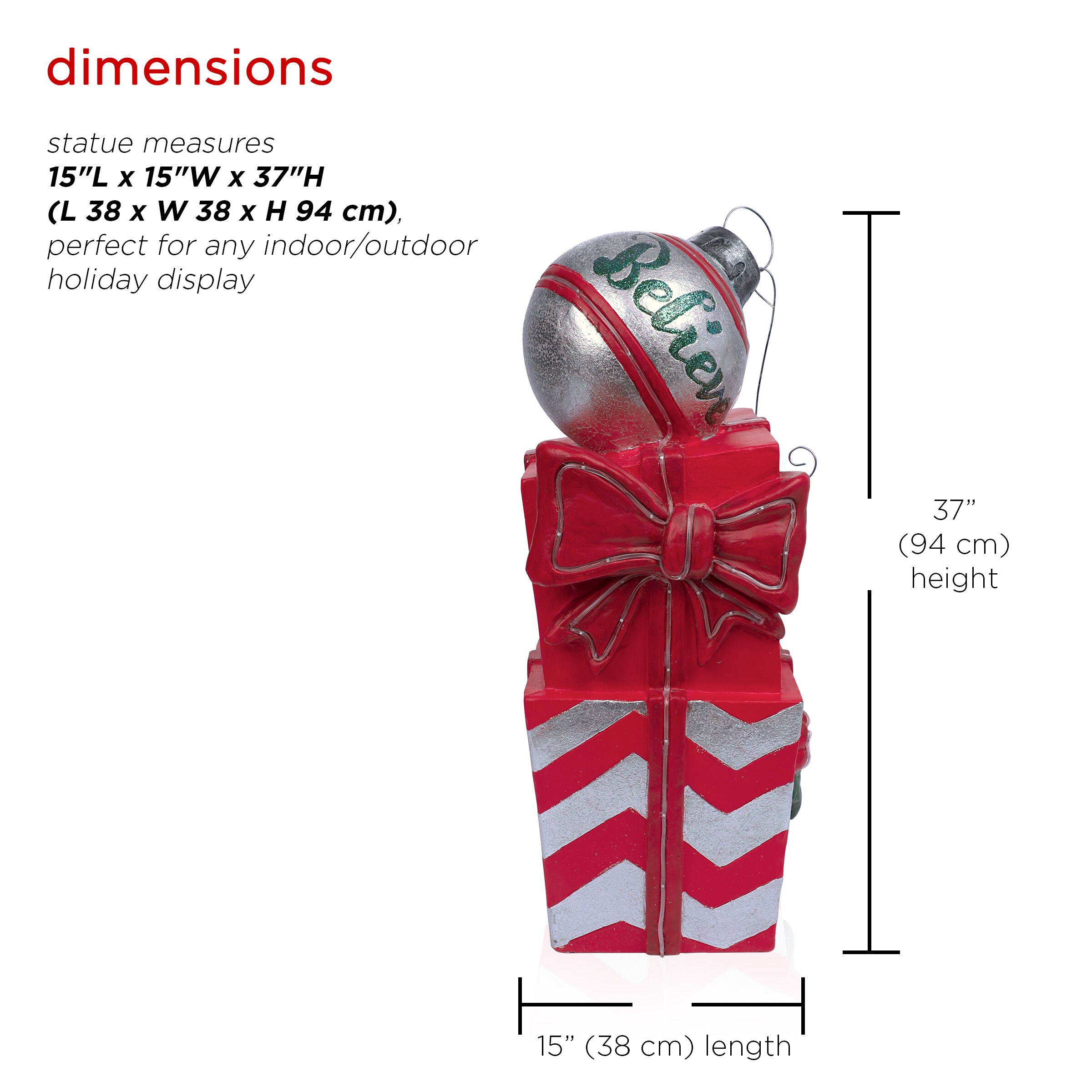Alpine Corporation YEN572CC Outdoor-Christmas-Decor - View #2