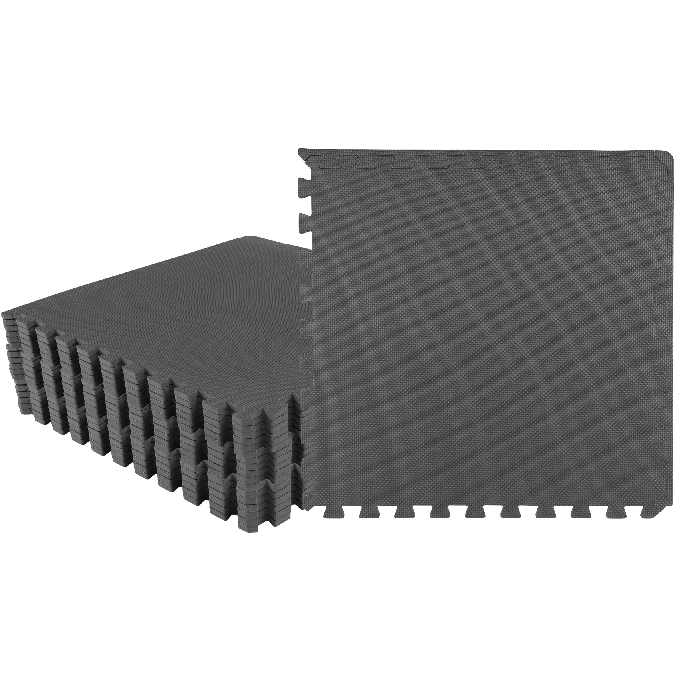 Stalwart 75-ST6002-3 0.5-in W x 24-in L x 0.5-in T Interlocking Foam Gym Floor Tile ( 72-sq ft ) 18 -Pack