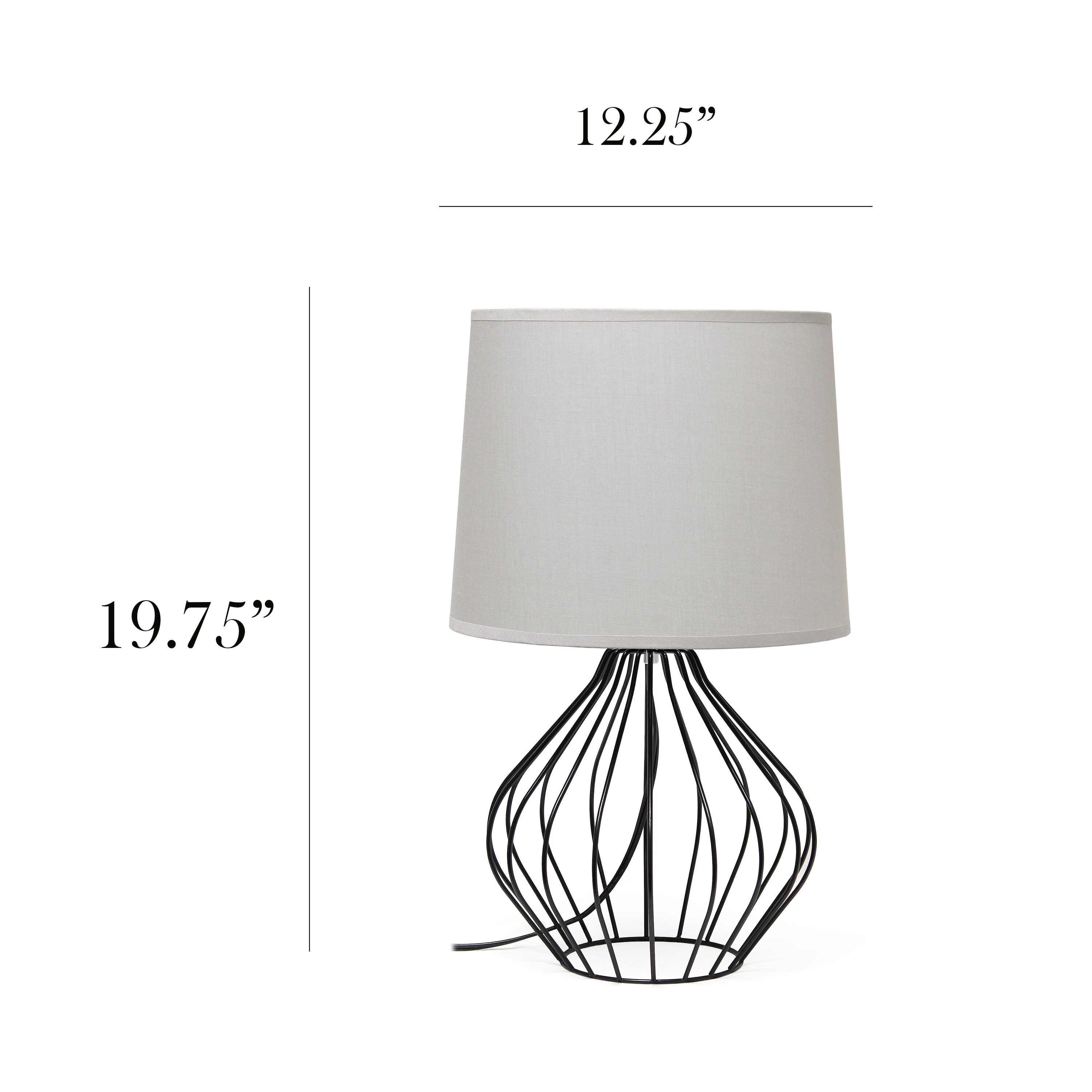 Simple Designs LT2086-GOB Table-Lamps - View #3