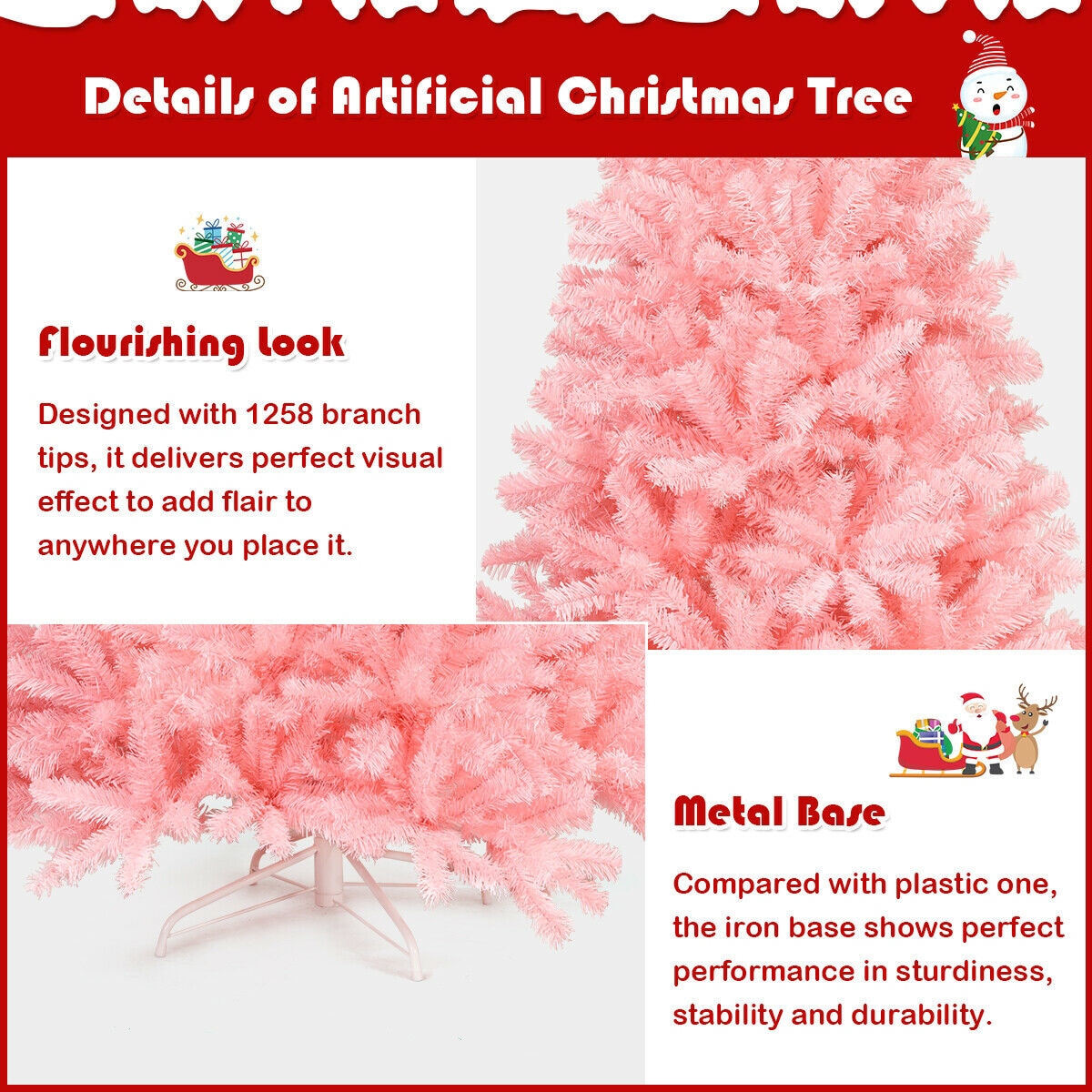 Forclover HYFW-TR823 Artificial-Christmas-Trees - View #5