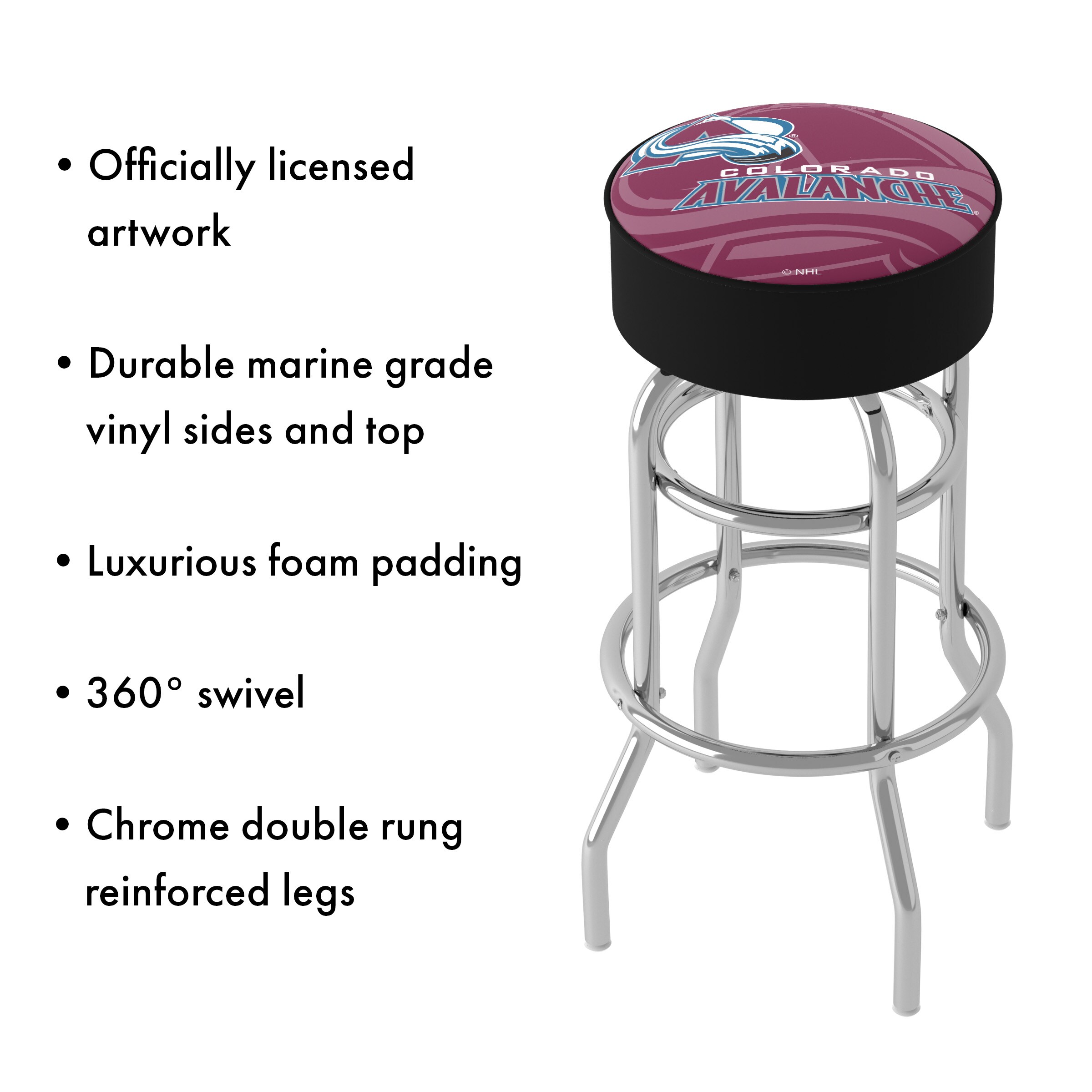 Trademark Gameroom NHL1000-CA-WM stools - View #3