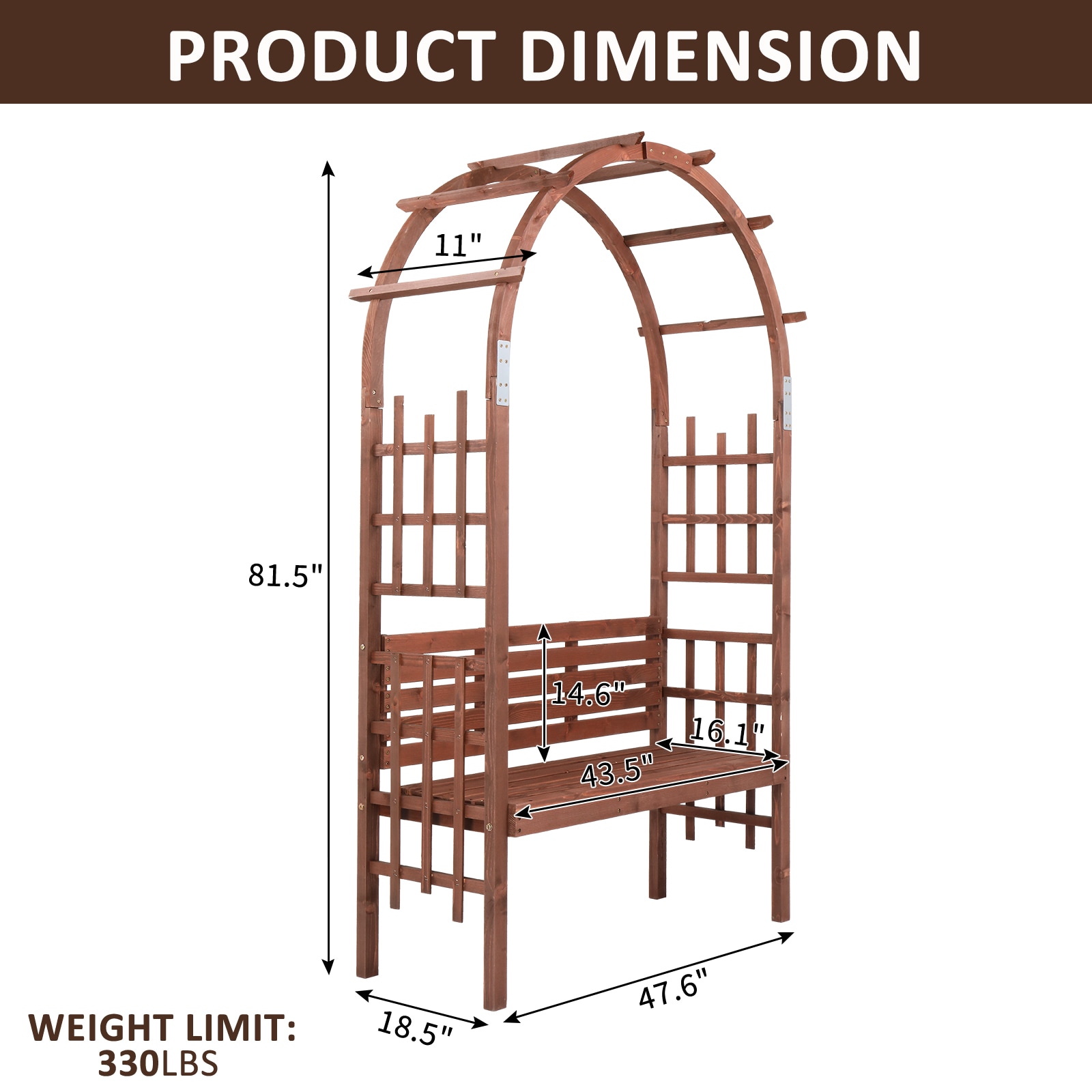 Outopee LO1G61000119 Garden-Arbor - View #3